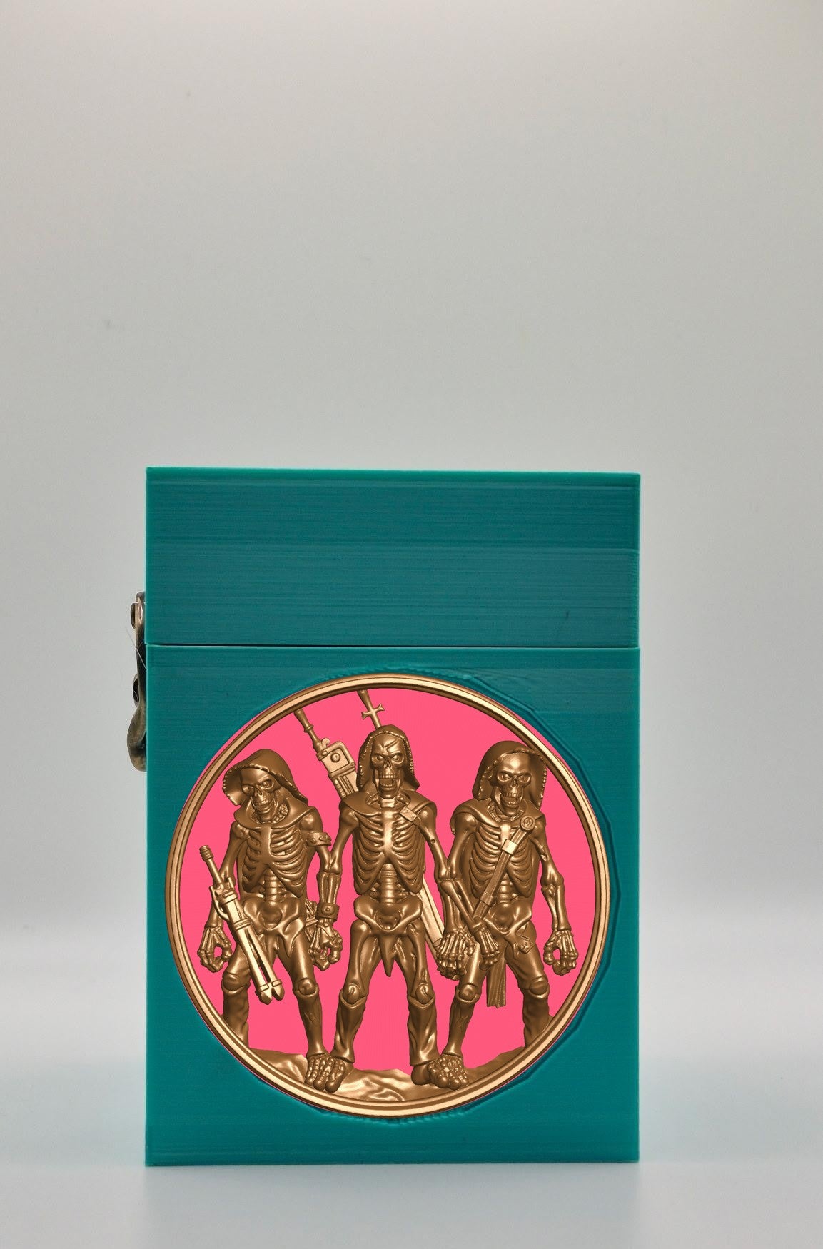 Skeleton Army Card Box — Green