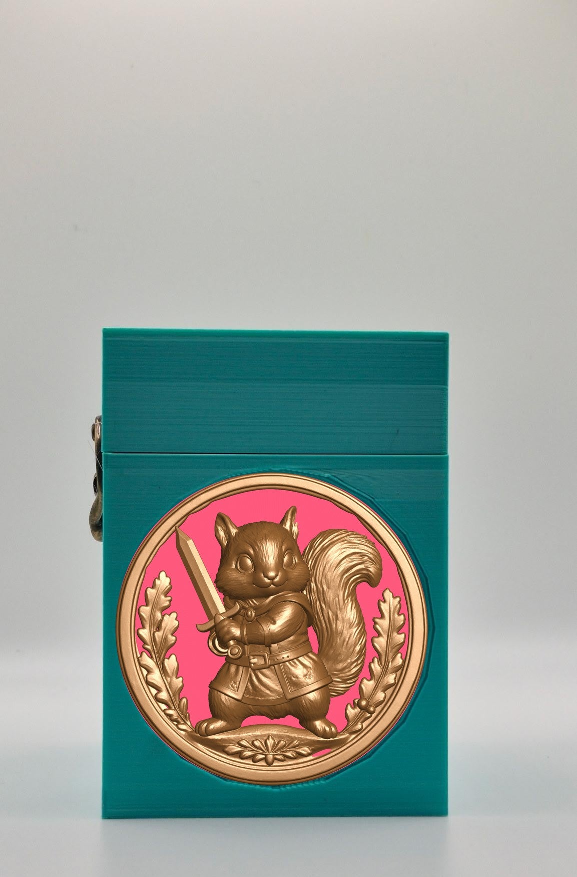 Squirrel Card Box — Green