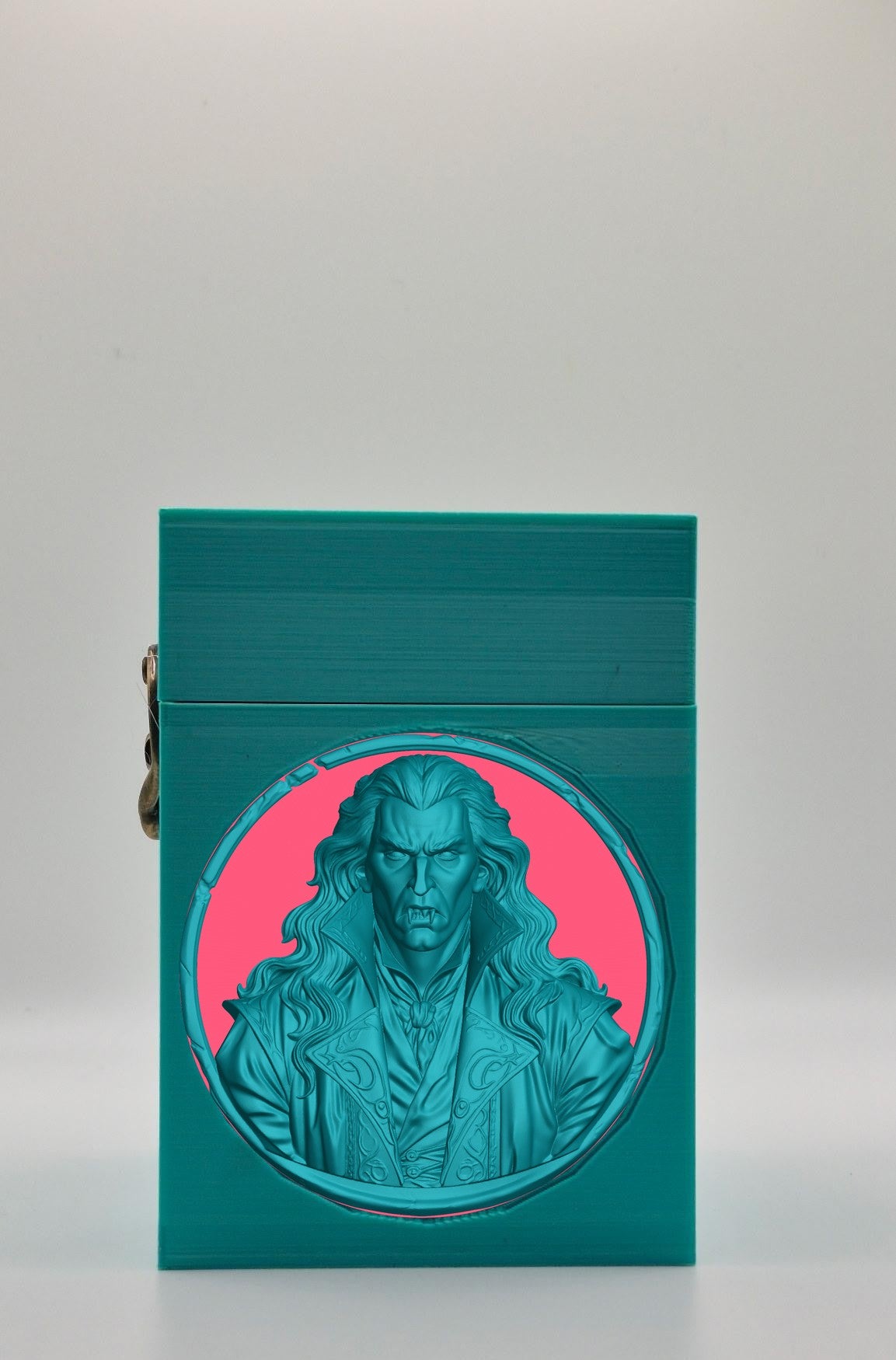 Gothic Vampire Card Box — Green