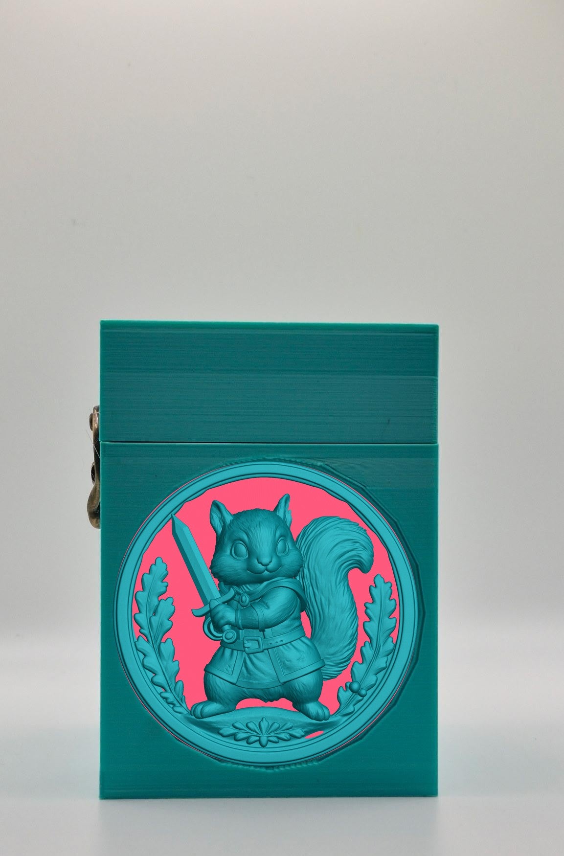 Squirrel Card Box — Green