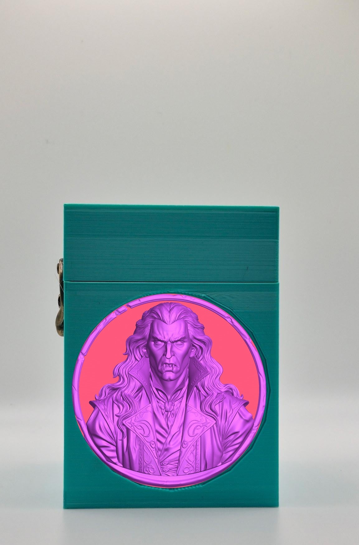 Gothic Vampire Card Box — Green