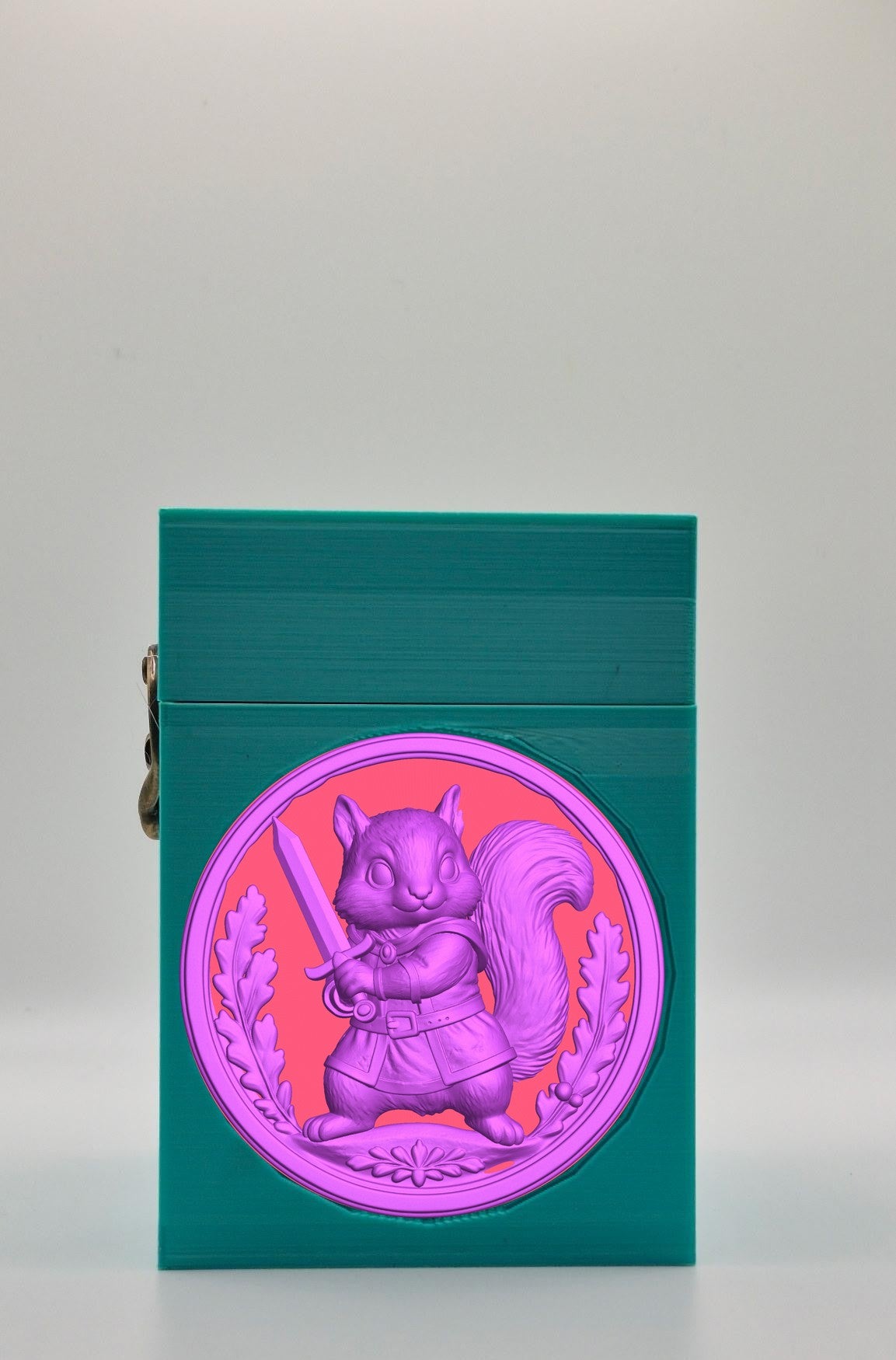 Squirrel Card Box — Green