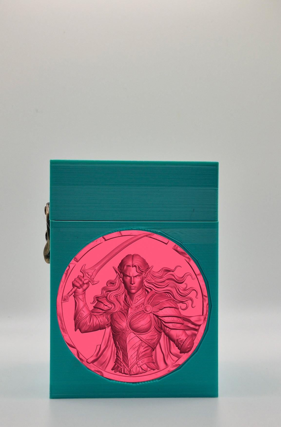 Elvish Warrior Card Box — Green
