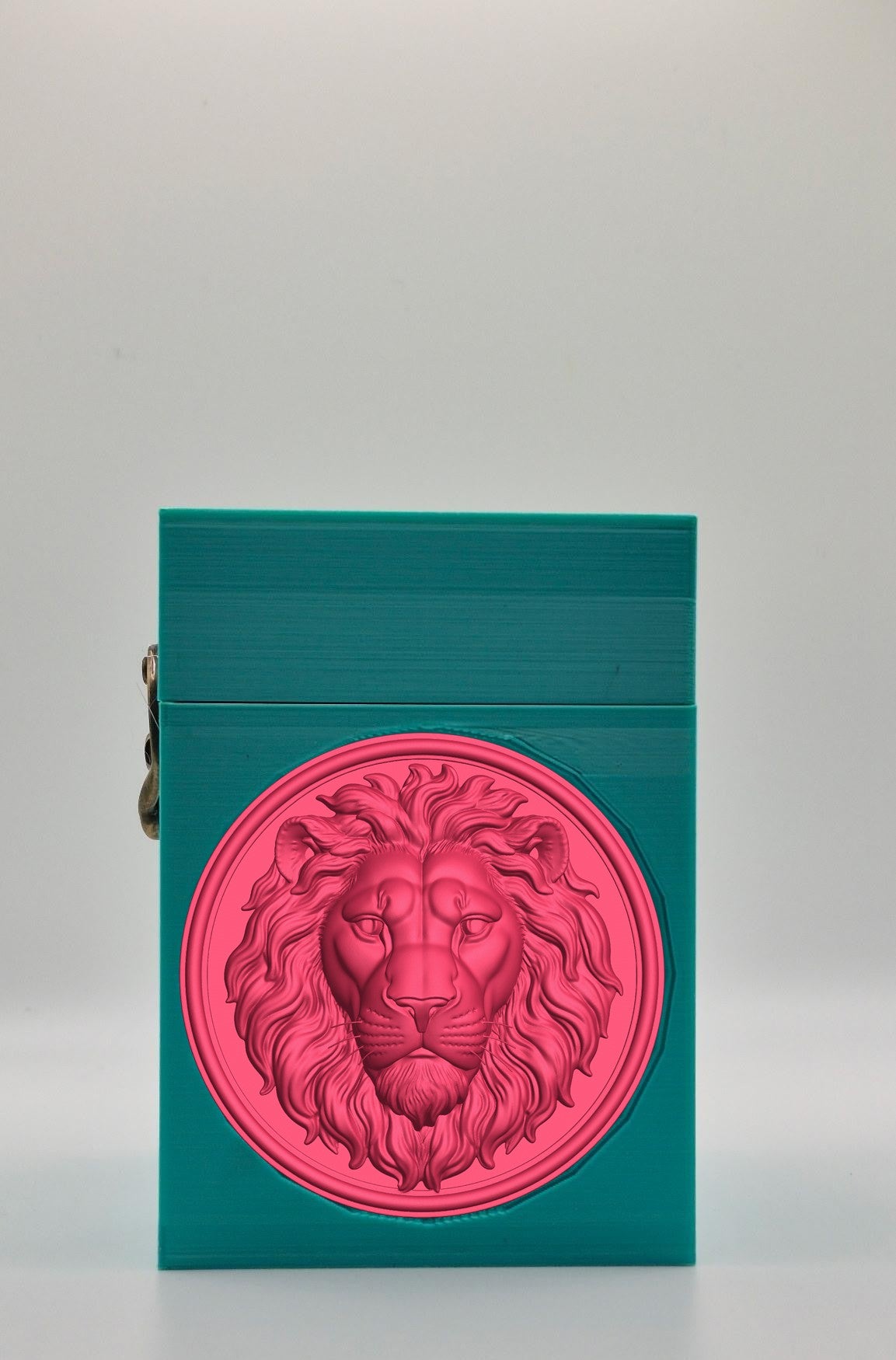 Lion Card Box — Green