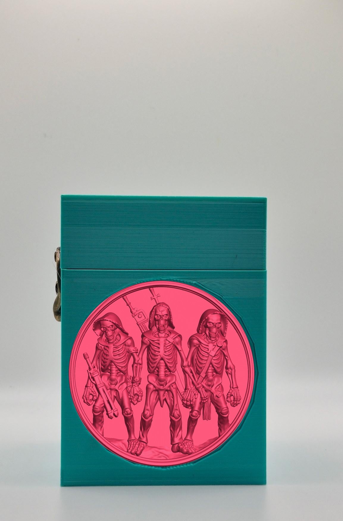 Skeleton Army Card Box — Green