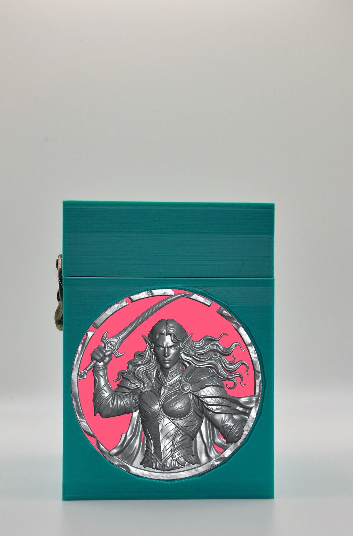 Elvish Warrior Card Box — Green