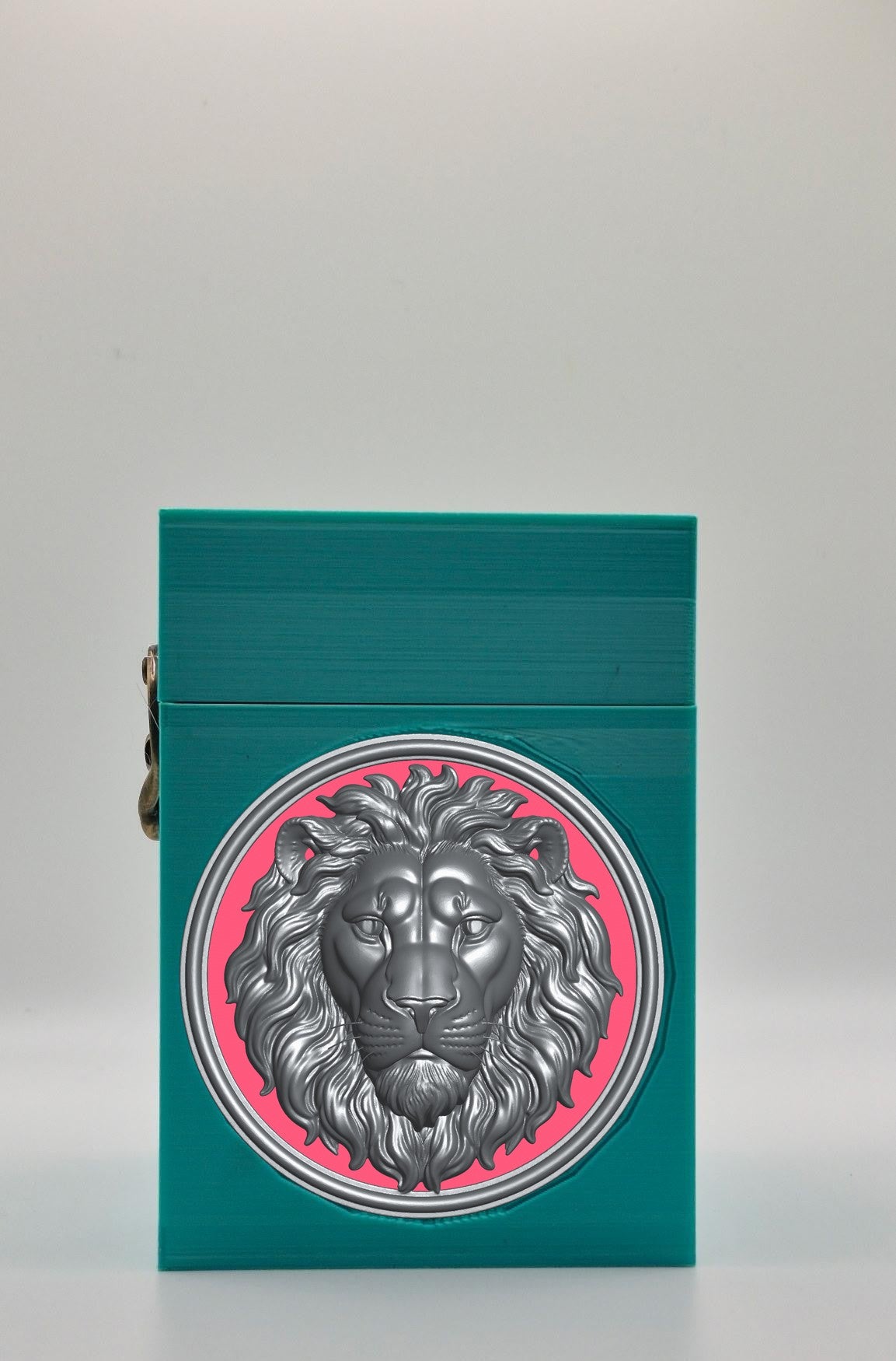 Lion Card Box — Green