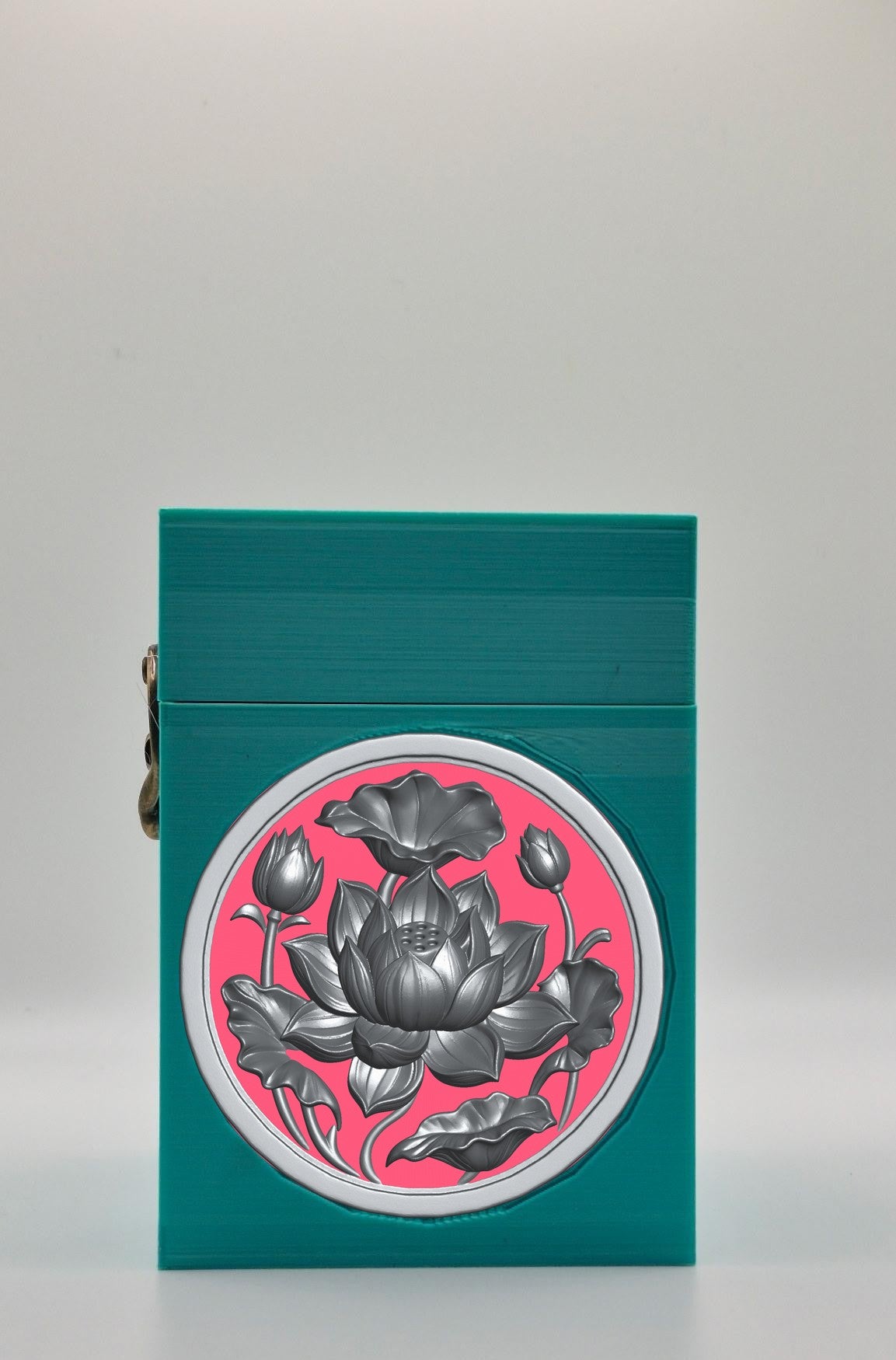 Lotus Card Box — Green