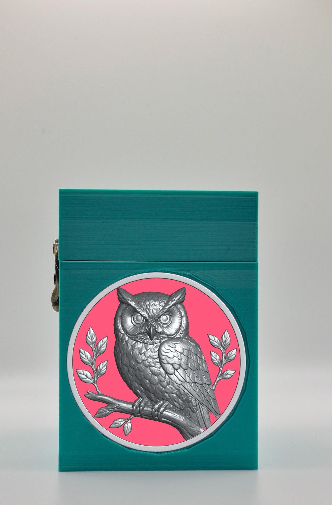 Owl Card Box — Green