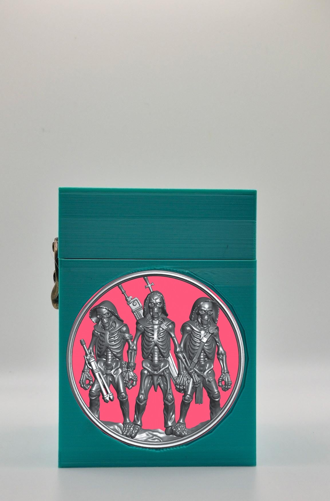 Skeleton Army Card Box — Green