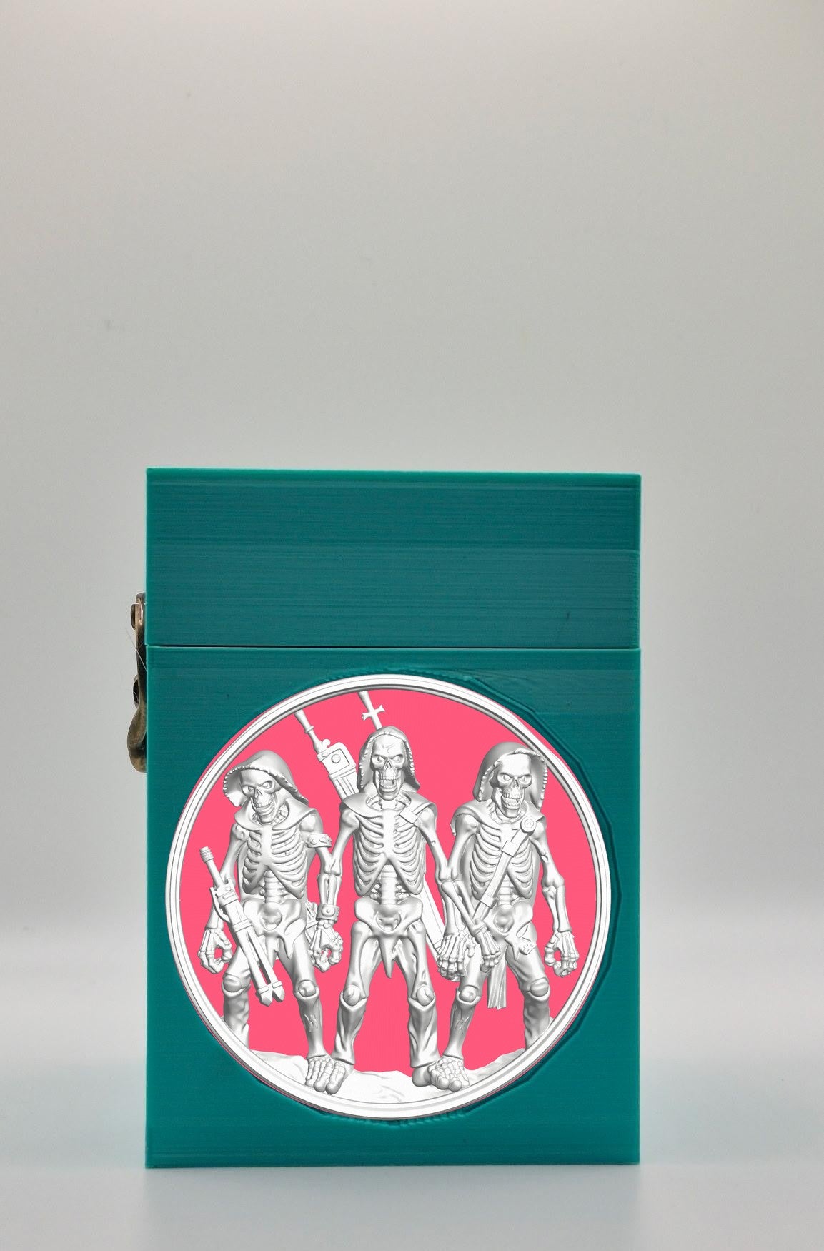 Skeleton Army Card Box — Green