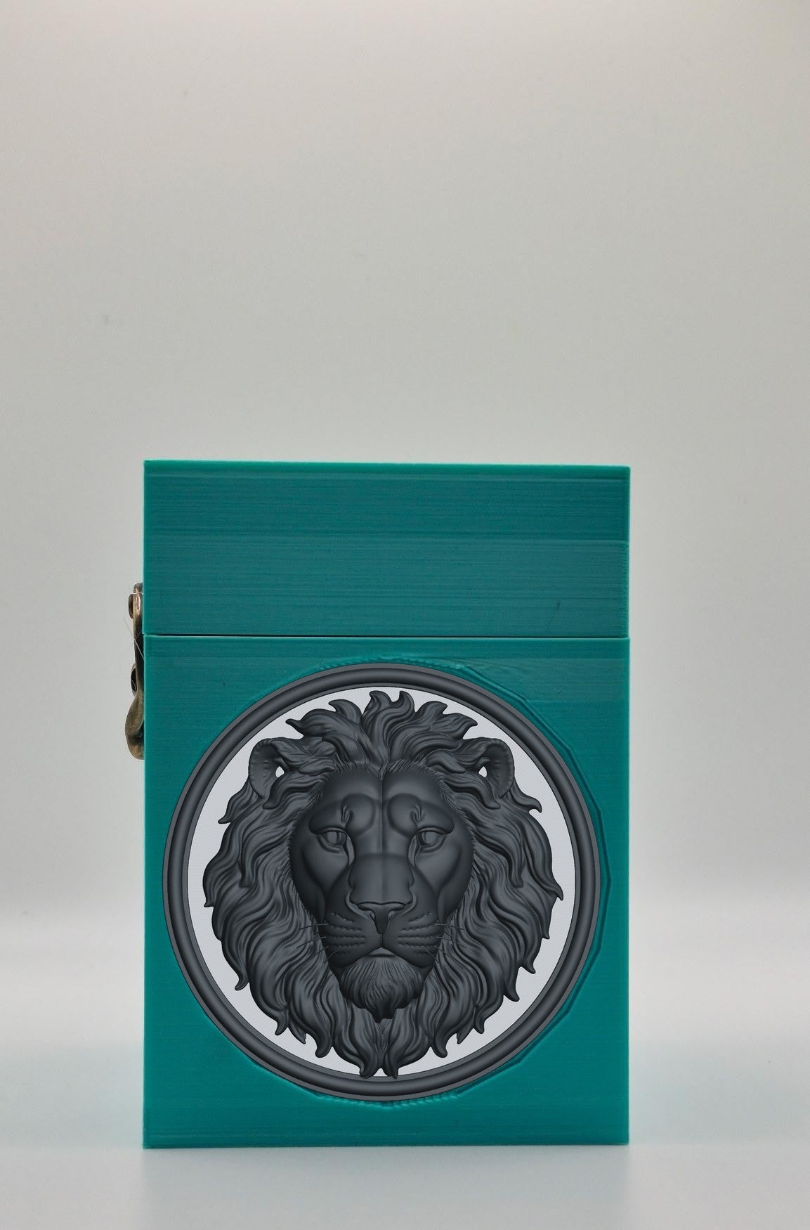 Lion Card Box — Green