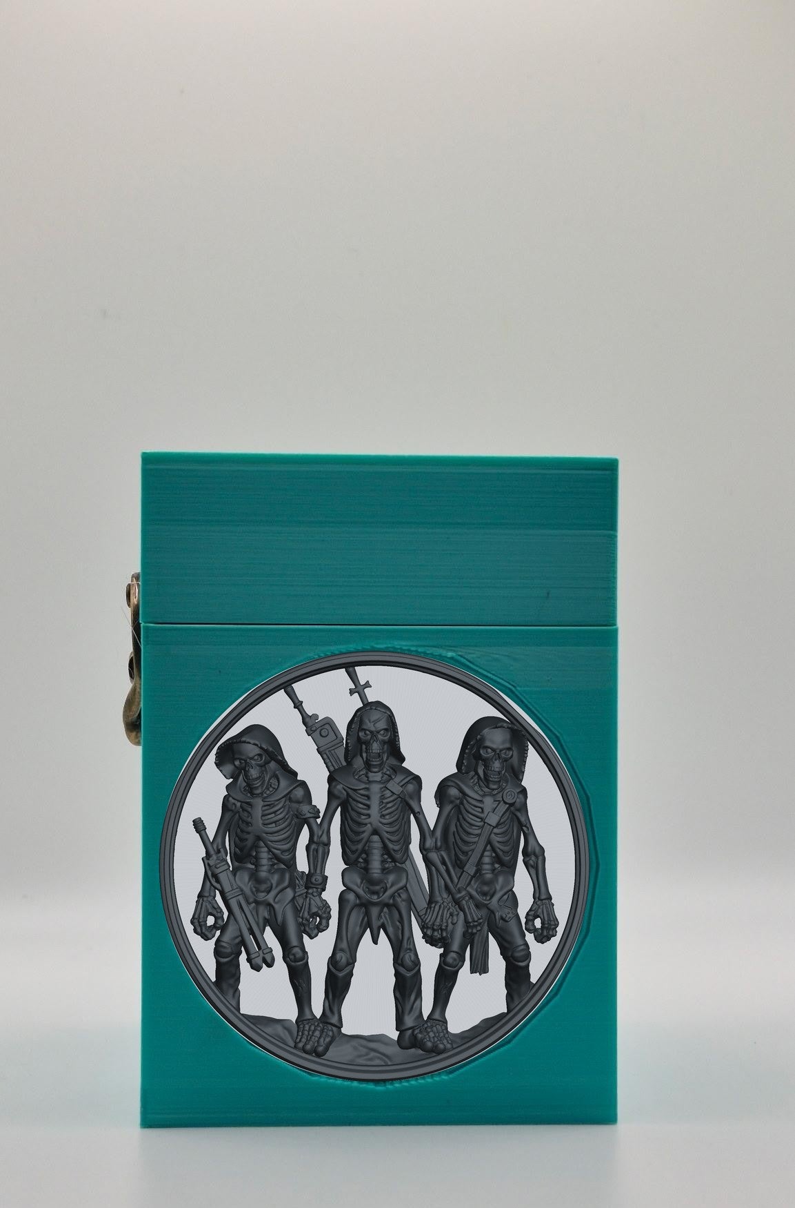 Skeleton Army Card Box — Green