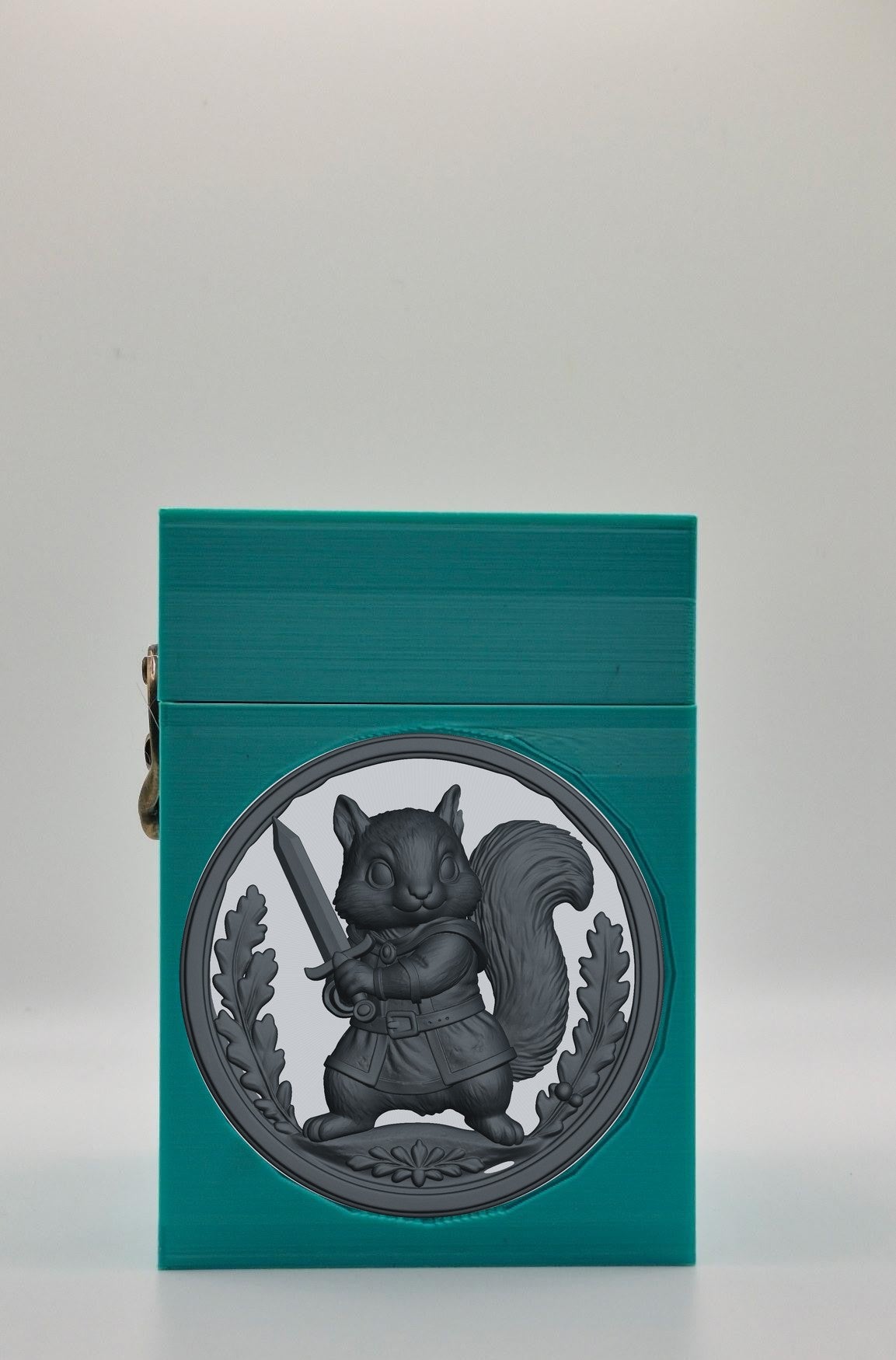 Squirrel Card Box — Green