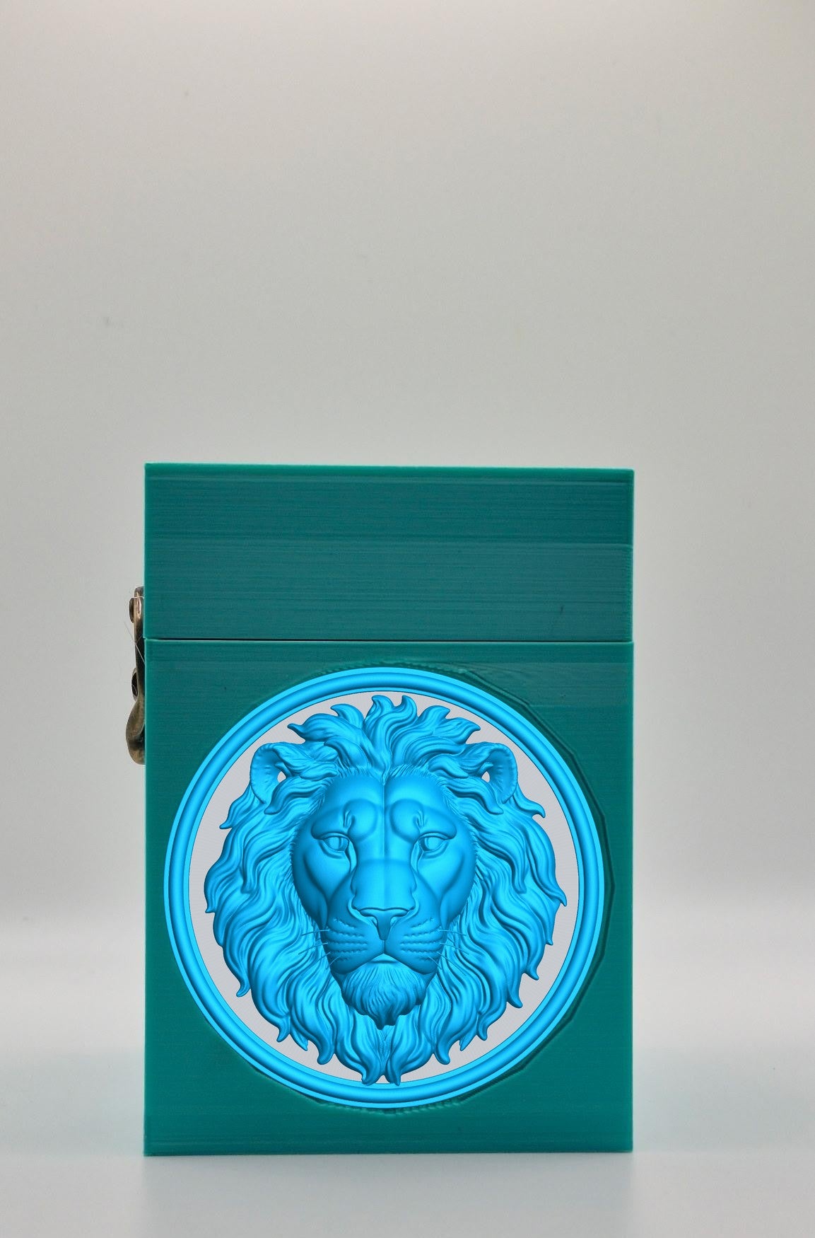 Lion Card Box — Green