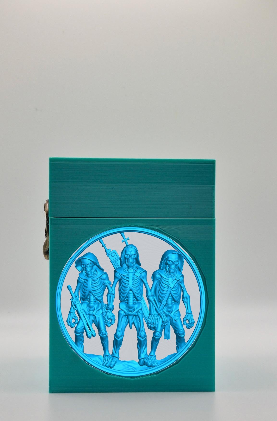 Skeleton Army Card Box — Green