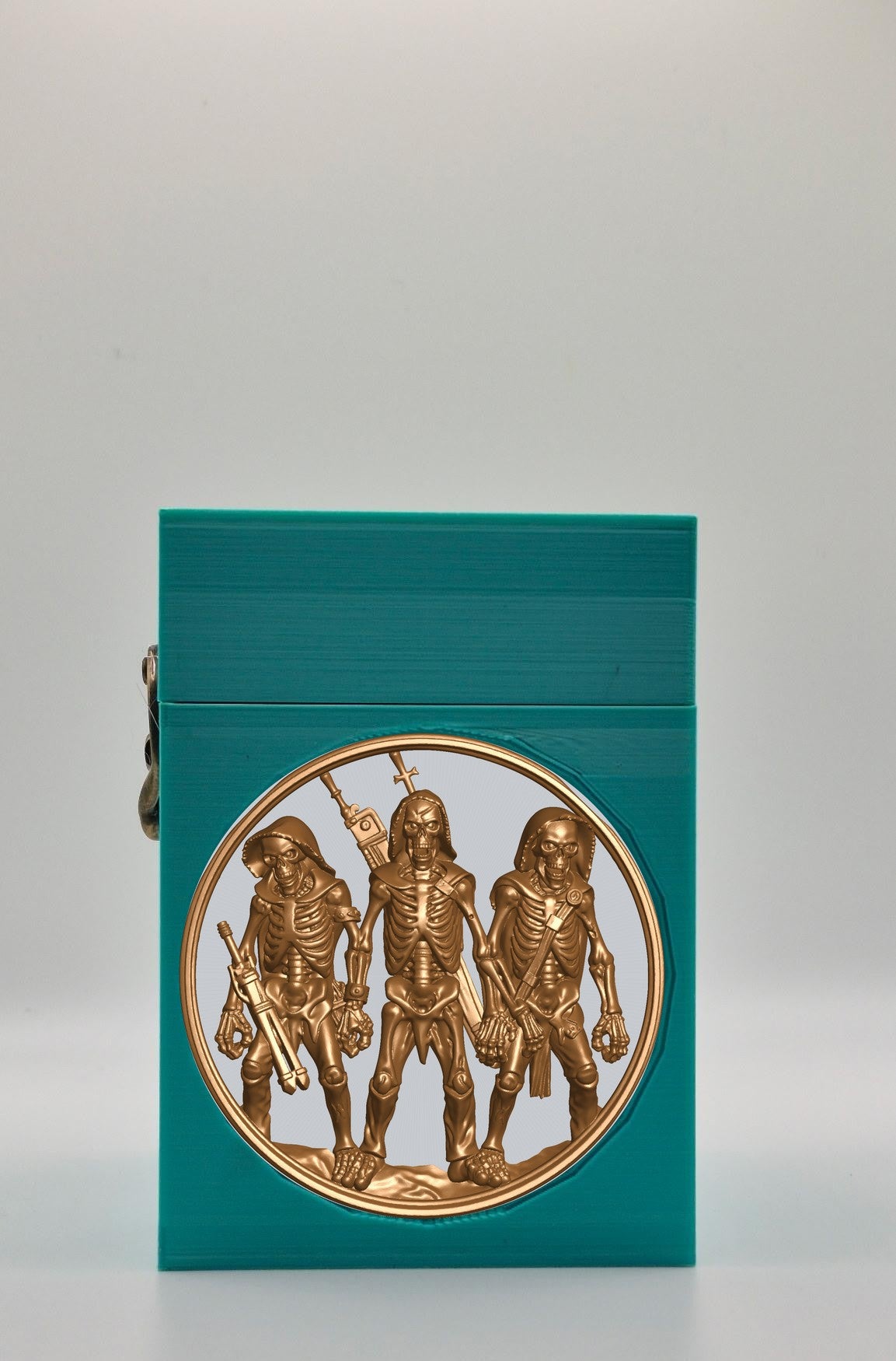 Skeleton Army Card Box — Green