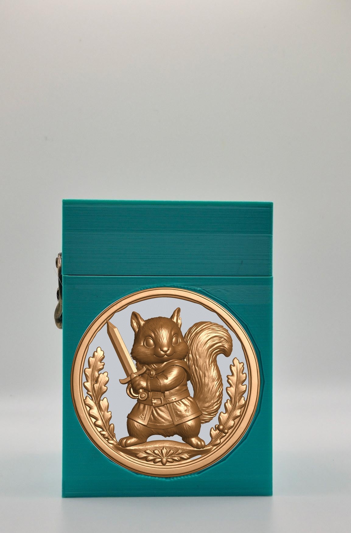 Squirrel Card Box — Green