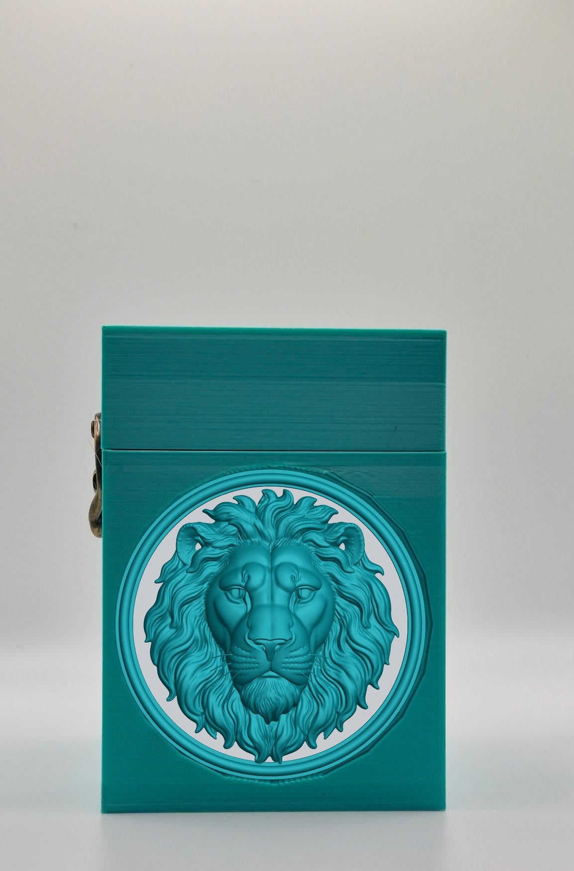 Lion Card Box — Green