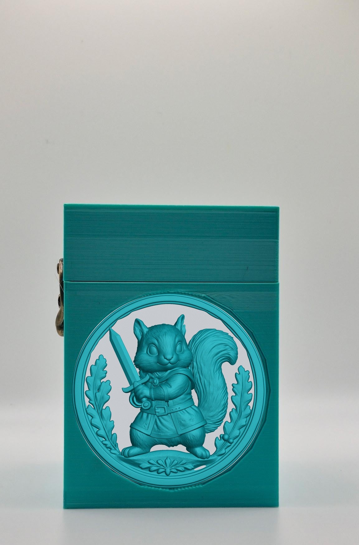 Squirrel Card Box — Green