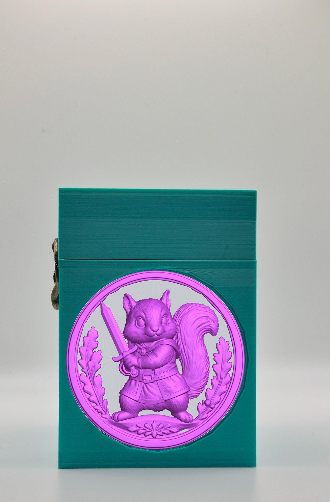 Squirrel Card Box — Green