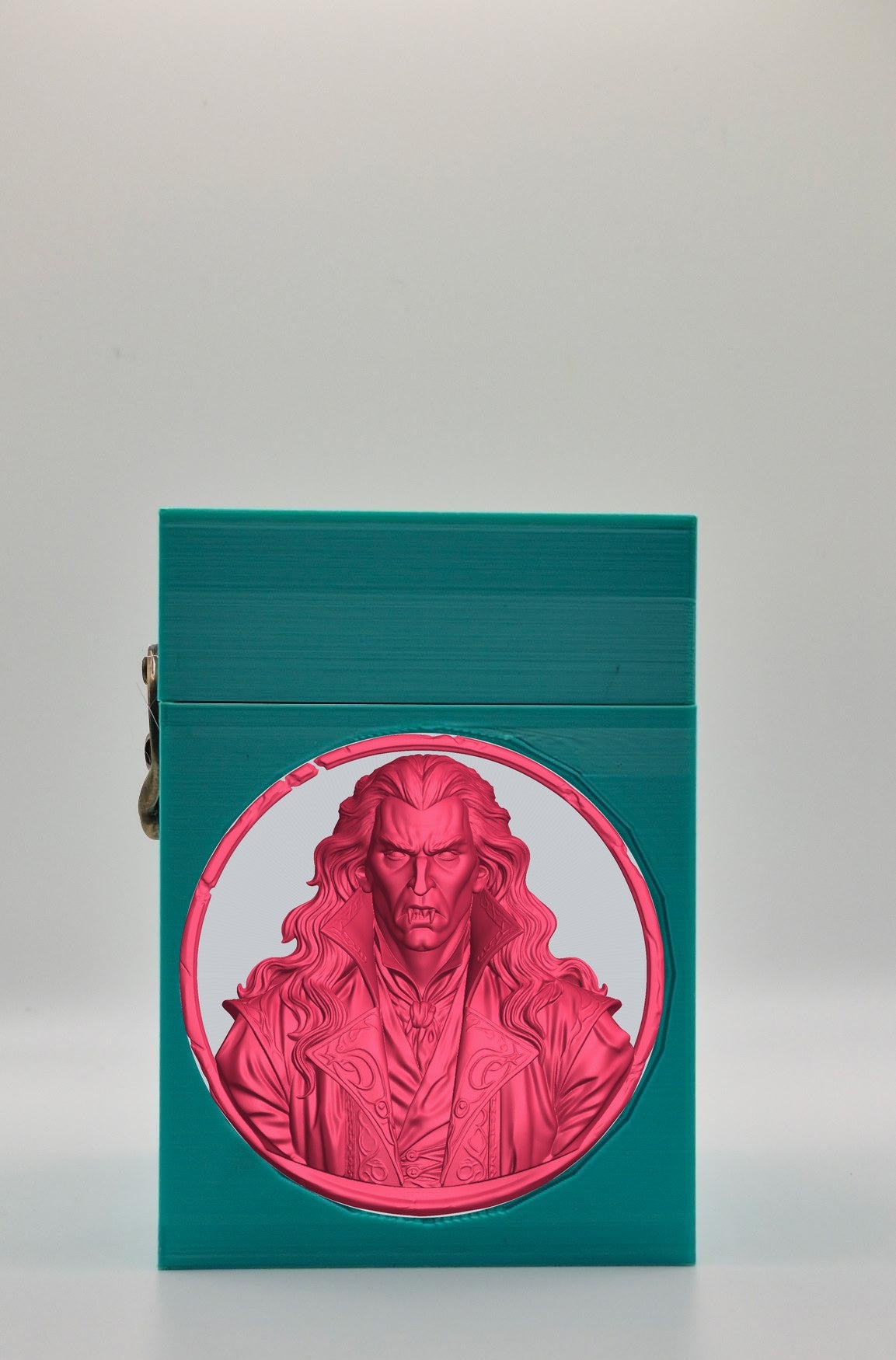 Gothic Vampire Card Box — Green