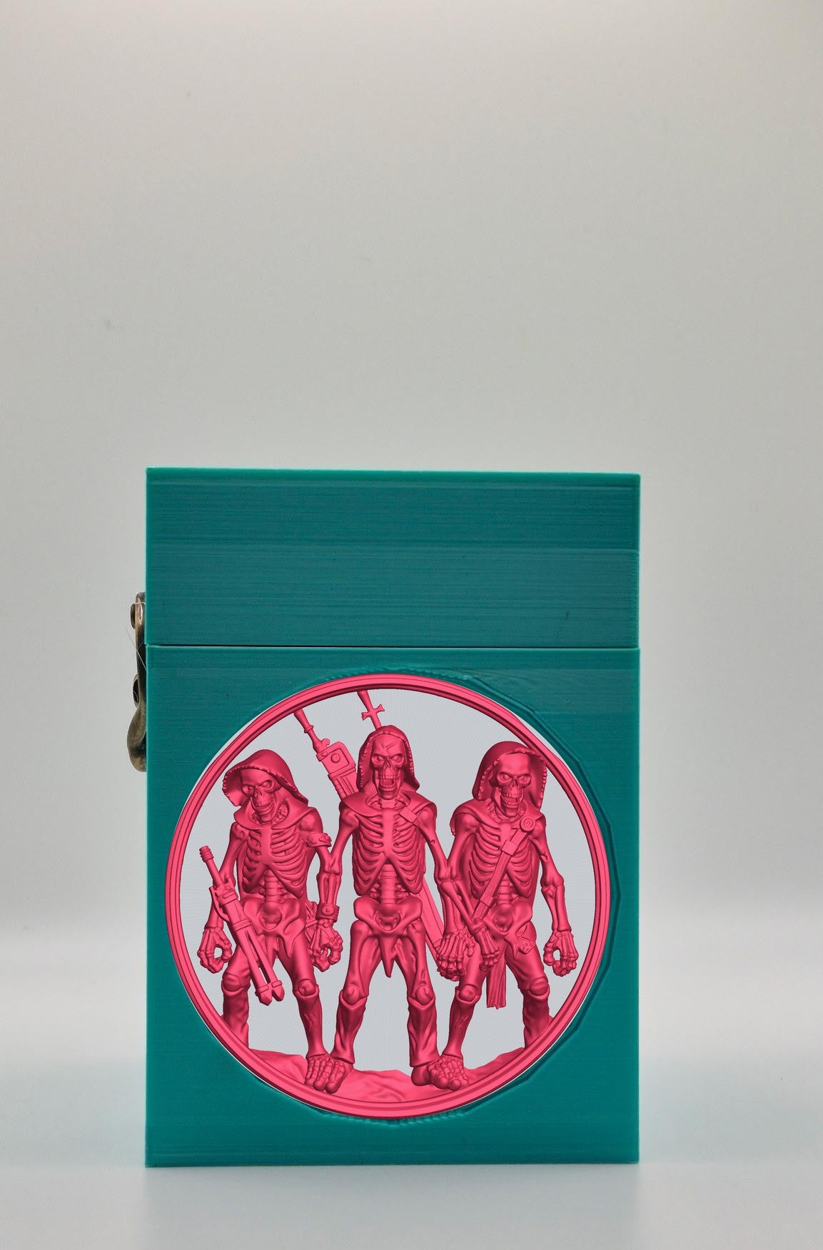 Skeleton Army Card Box — Green