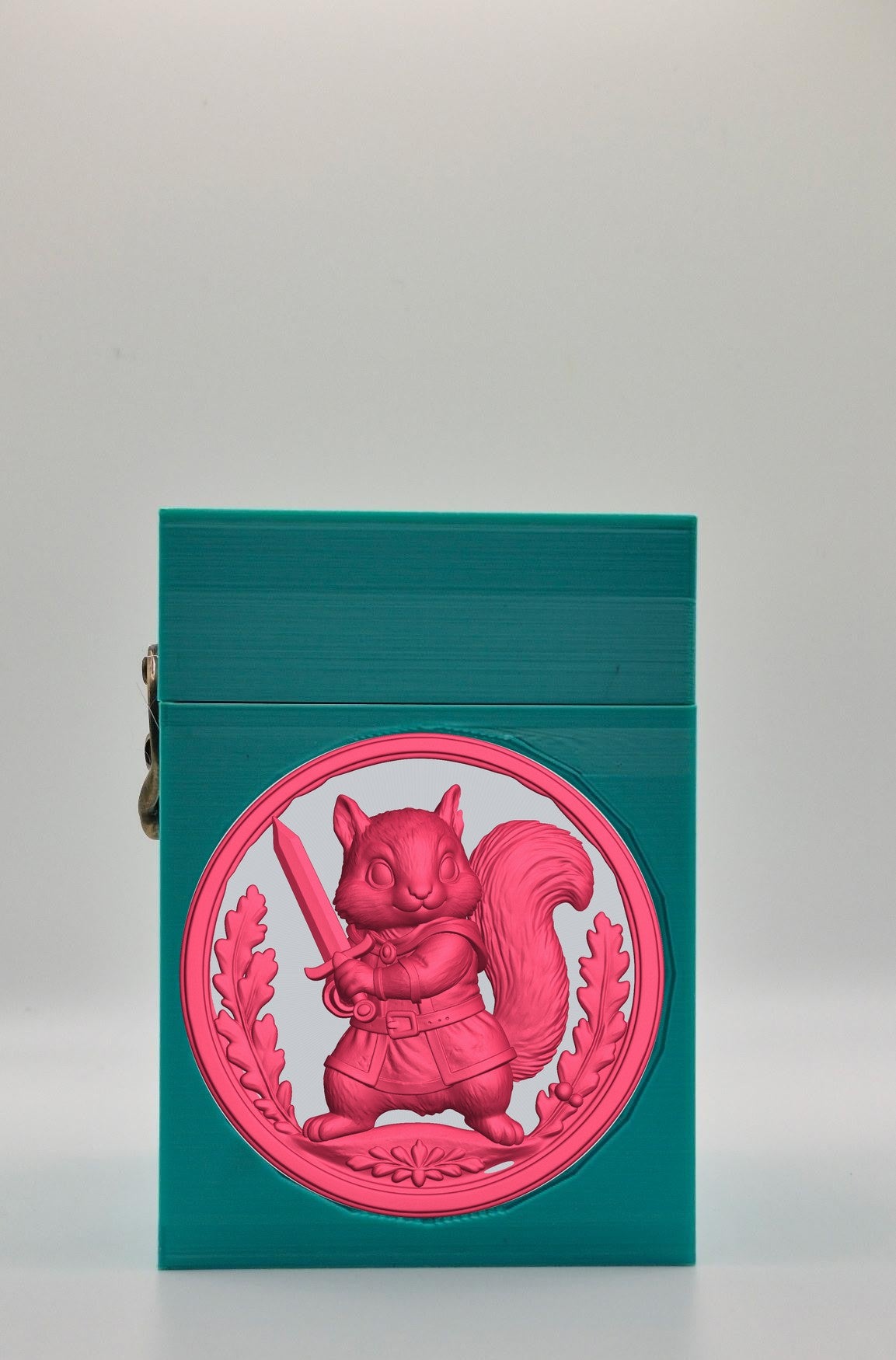 Squirrel Card Box — Green