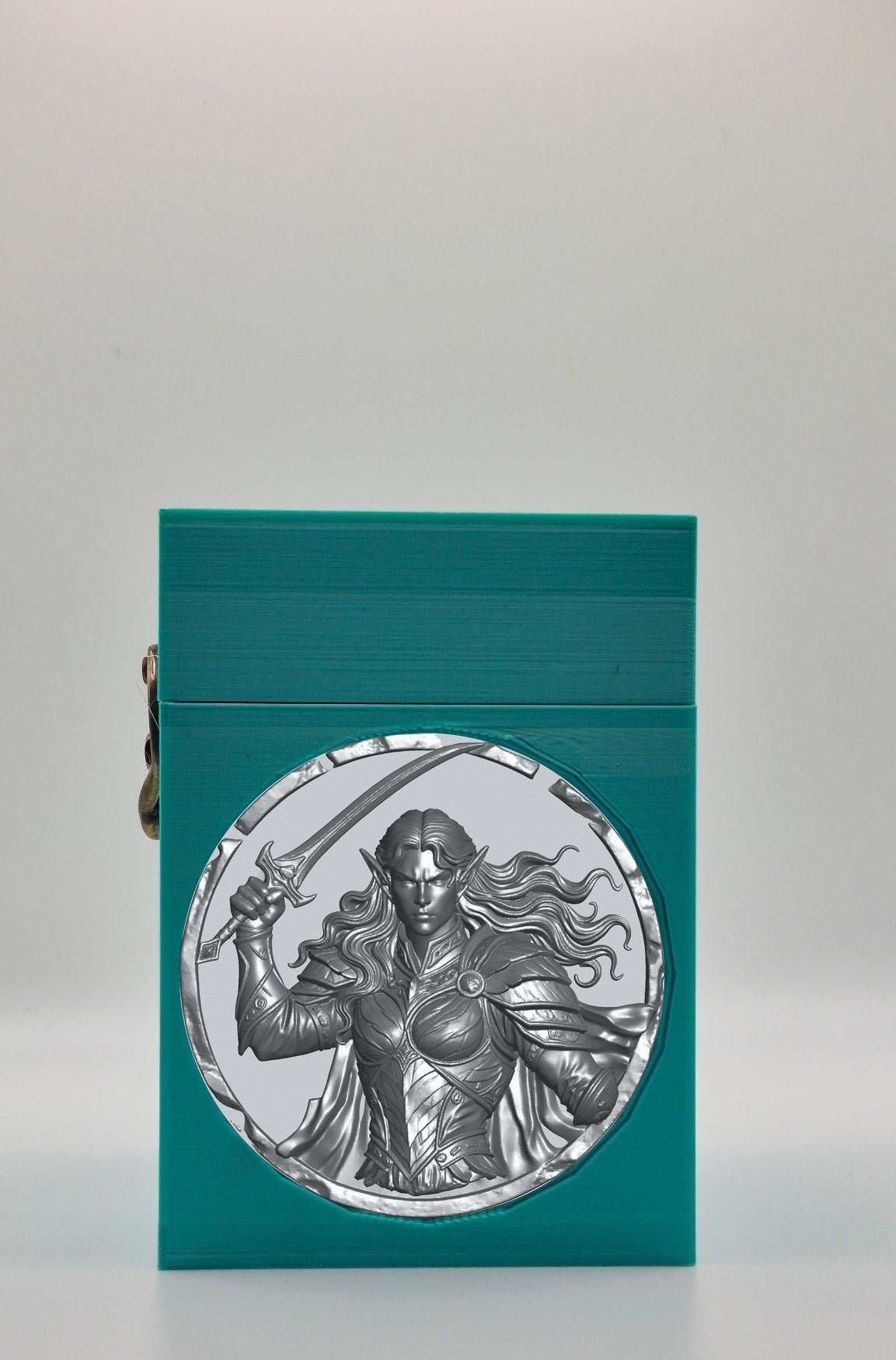 Elvish Warrior Card Box — Green