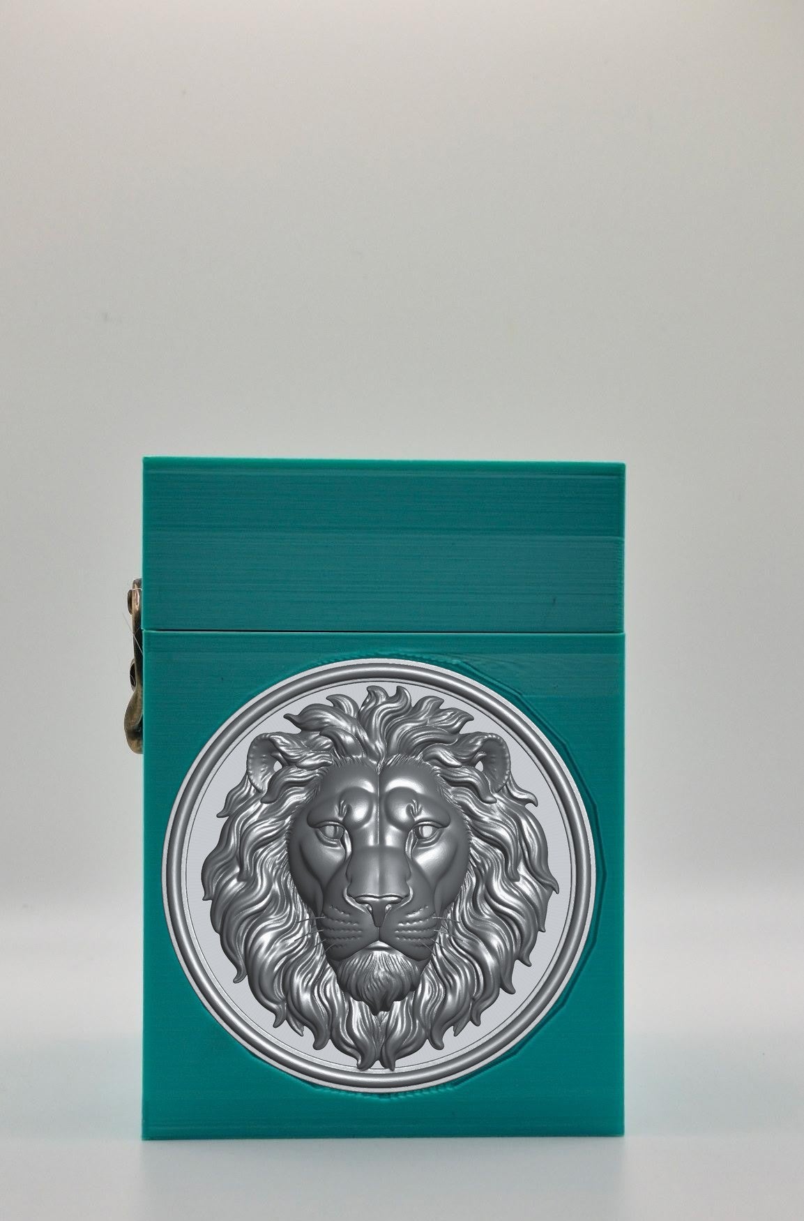 Lion Card Box — Green