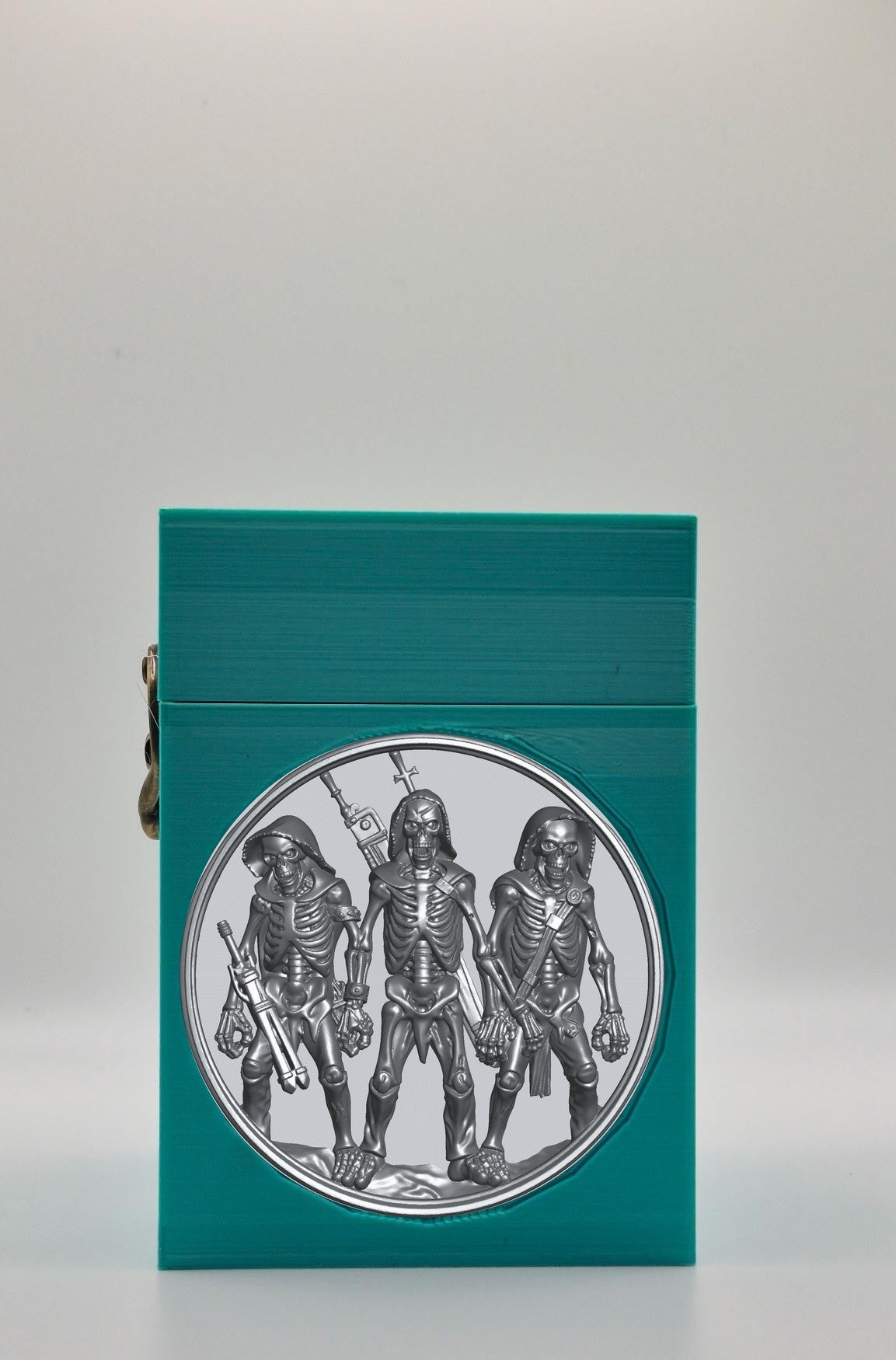 Skeleton Army Card Box — Green