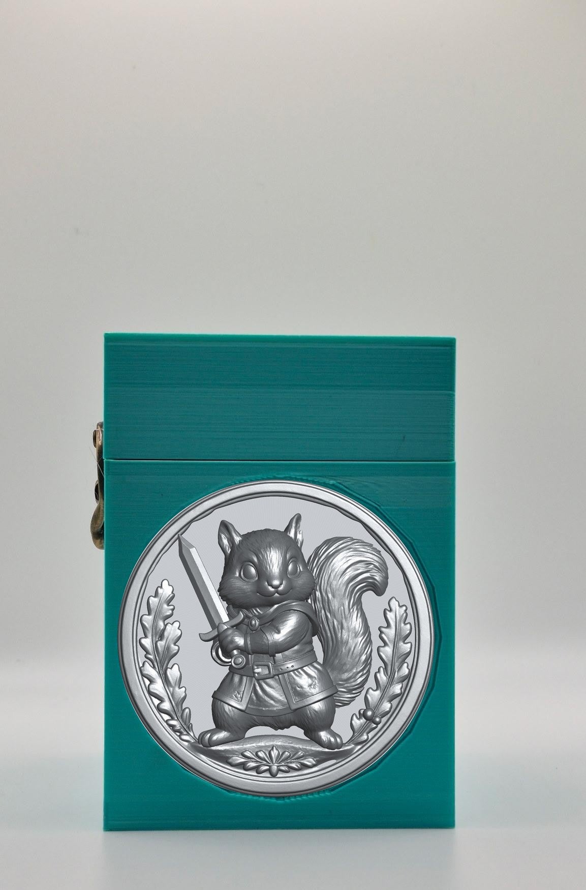 Squirrel Card Box — Green