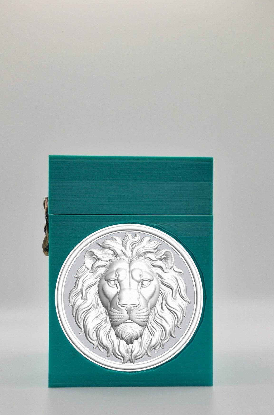 Lion Card Box — Green