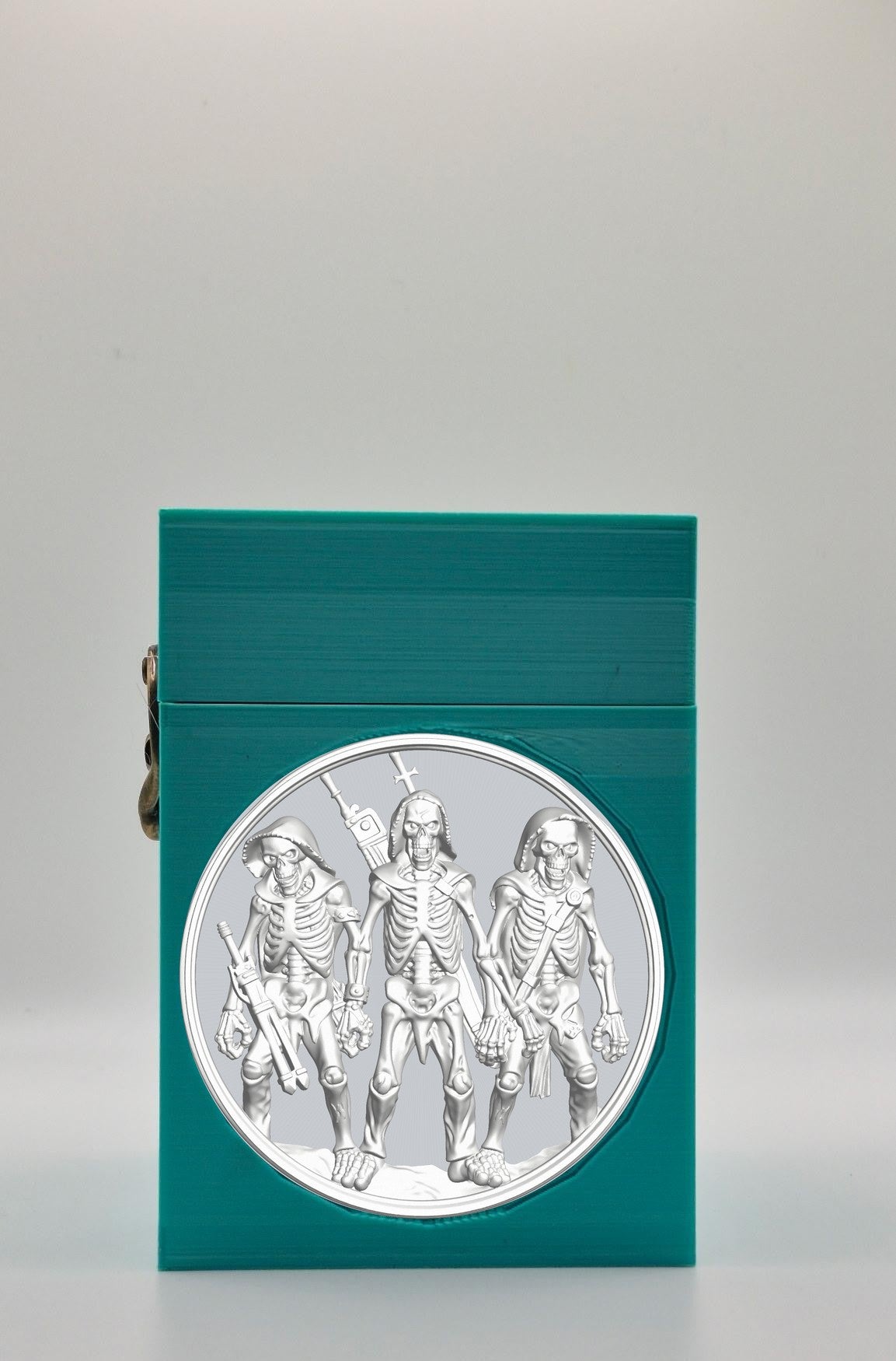 Skeleton Army Card Box — Green