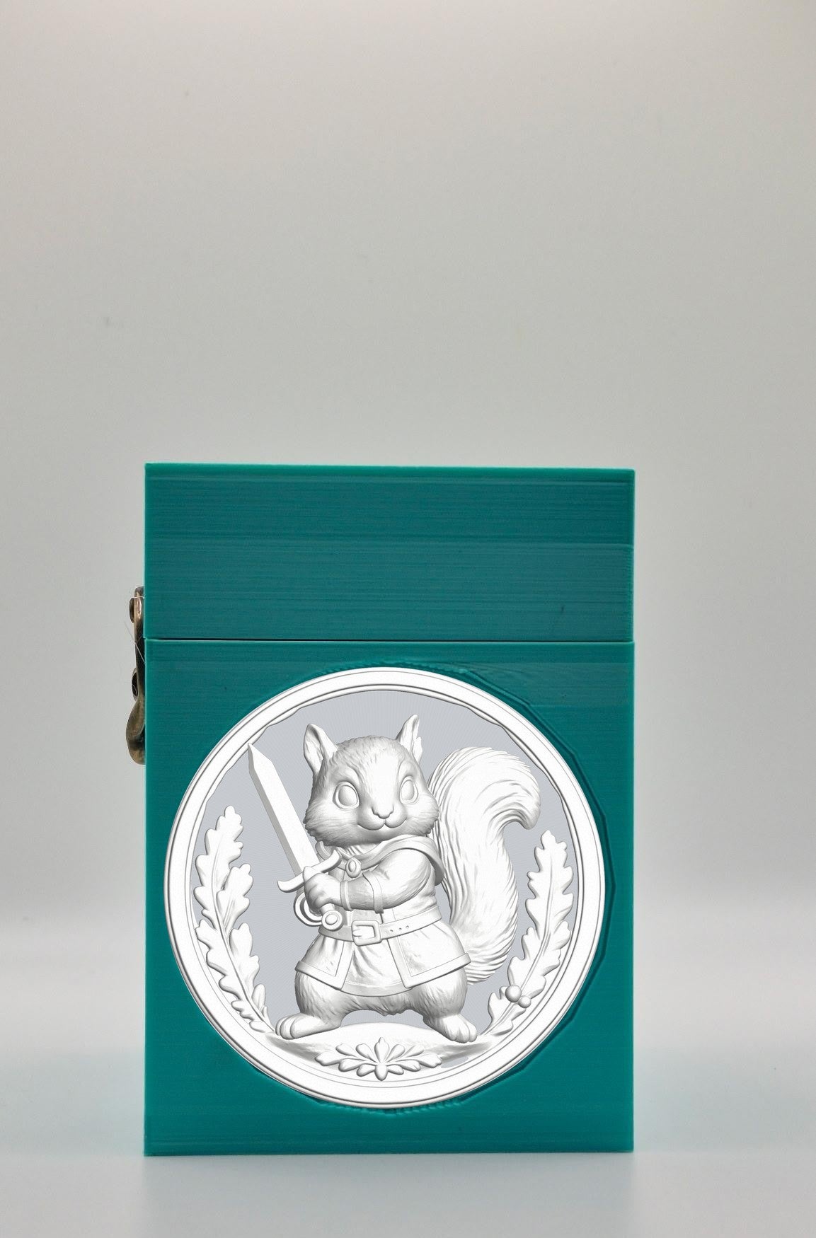 Squirrel Card Box — Green