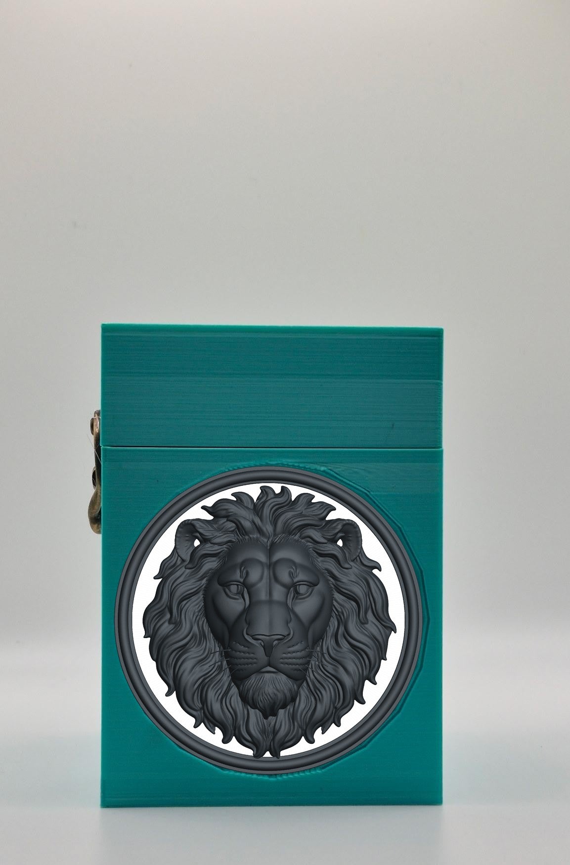 Lion Card Box — Green