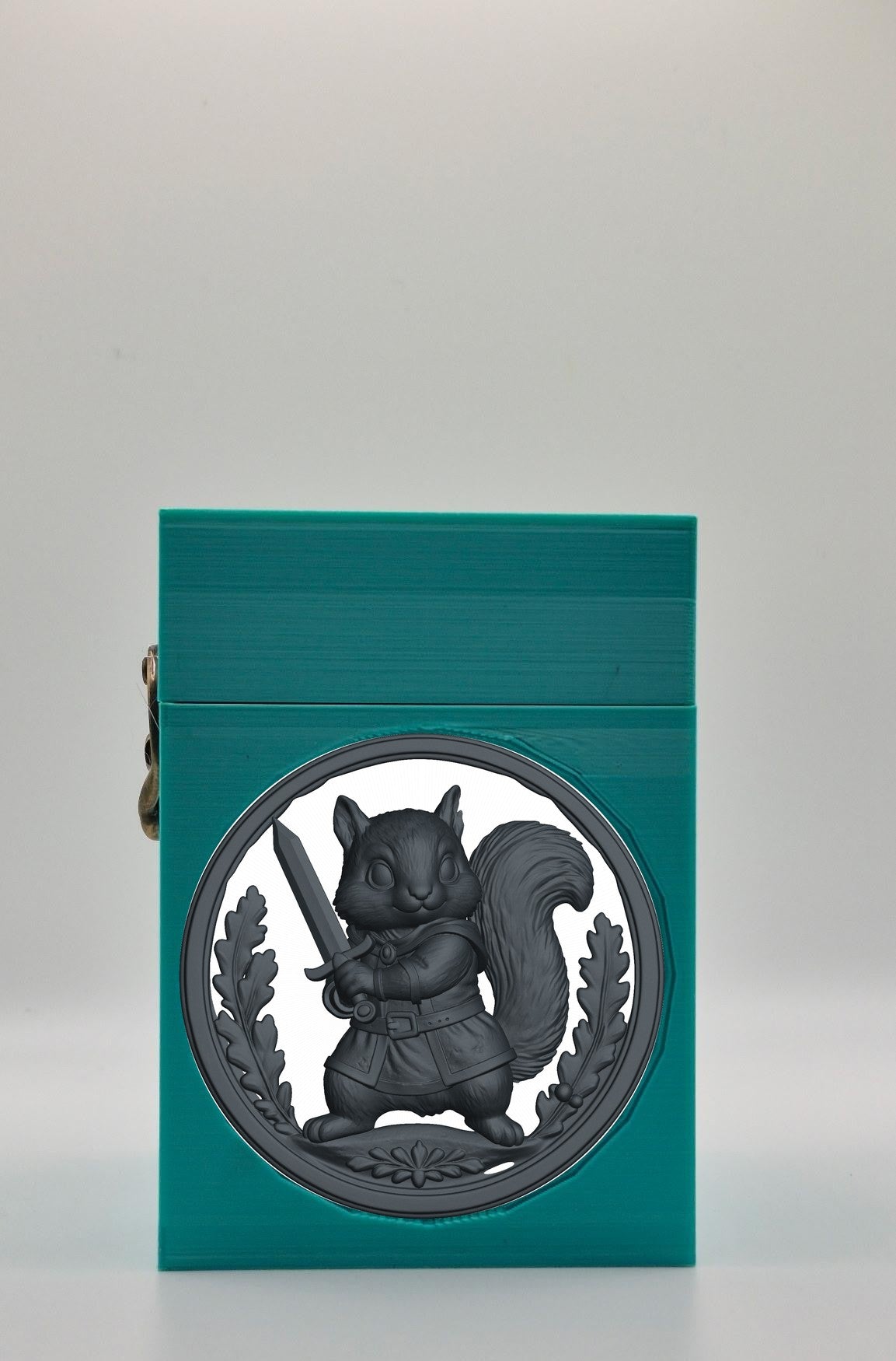 Squirrel Card Box — Green