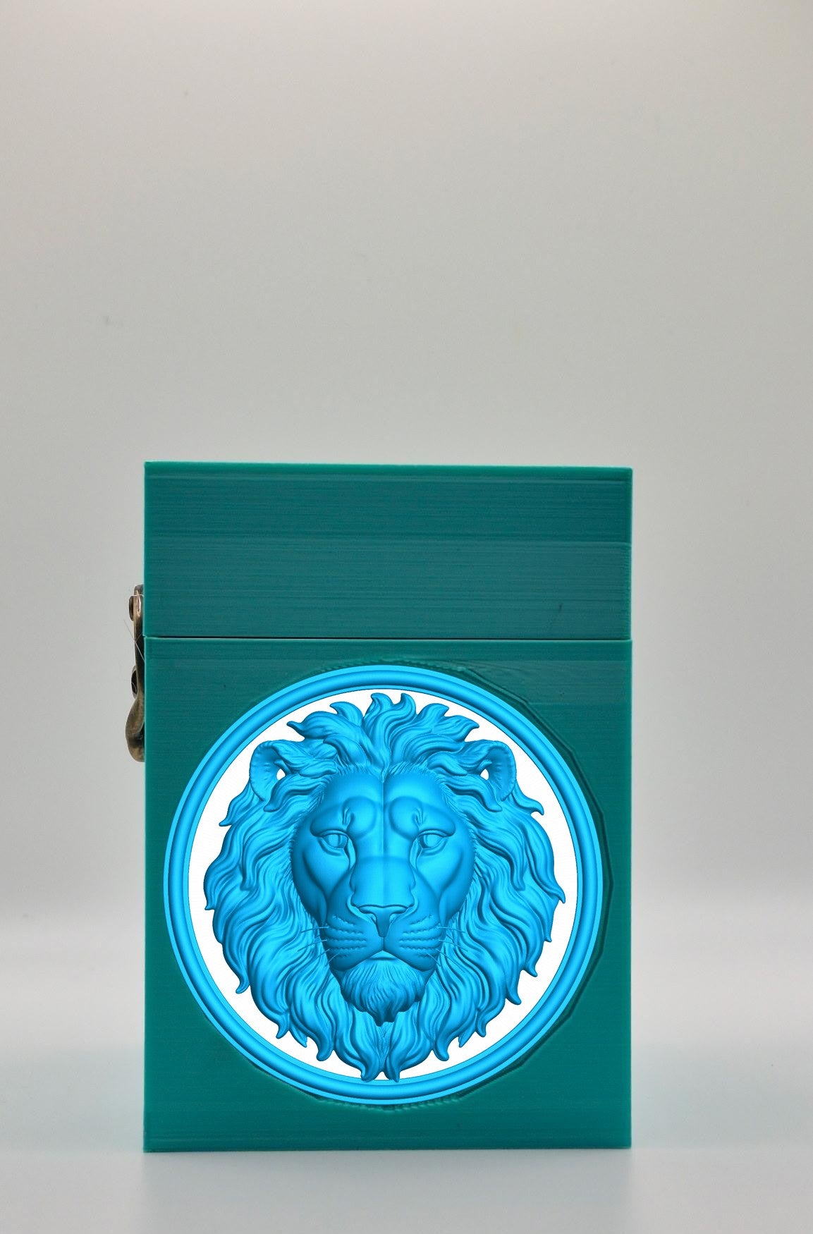Lion Card Box — Green