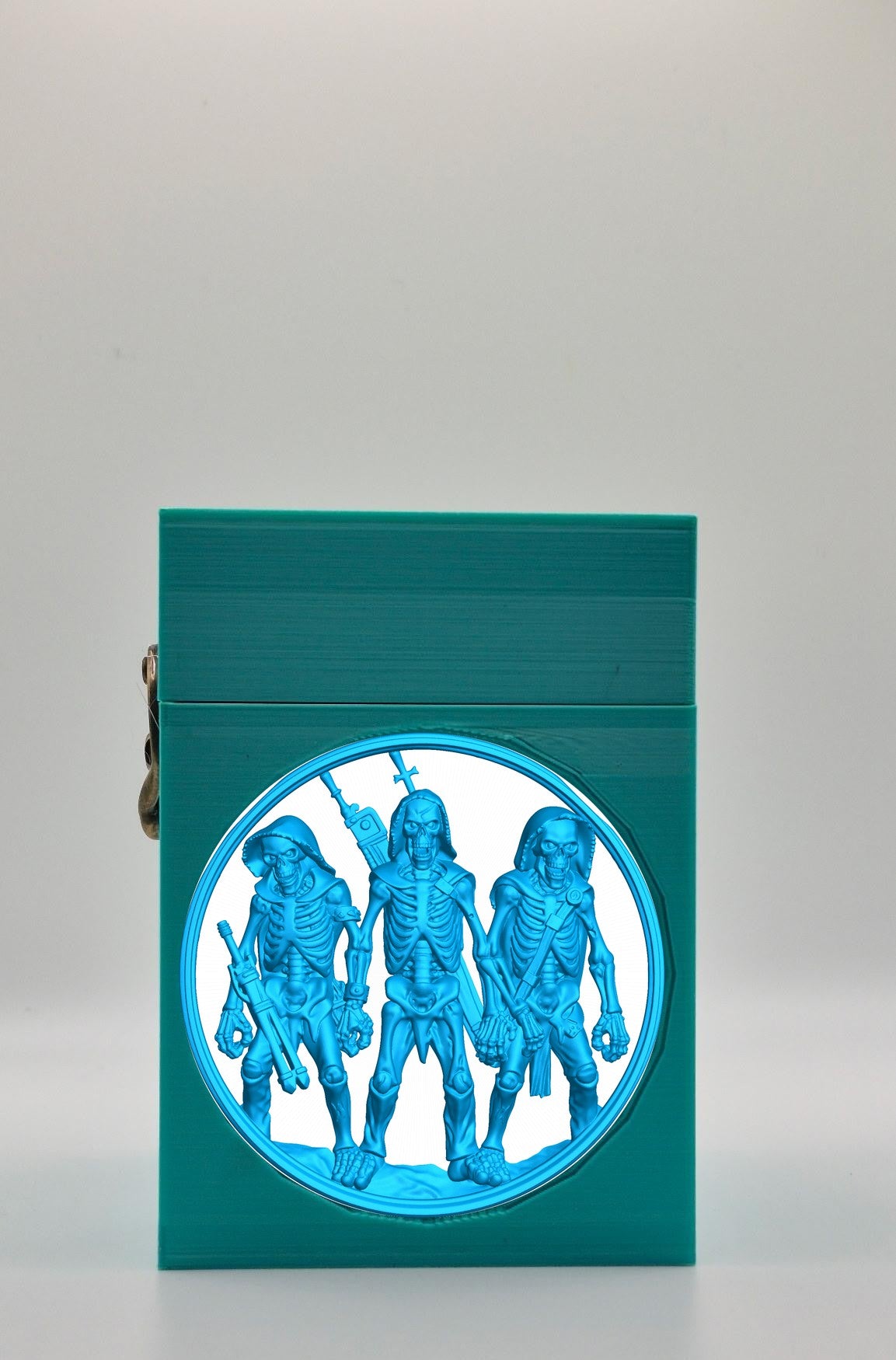 Skeleton Army Card Box — Green