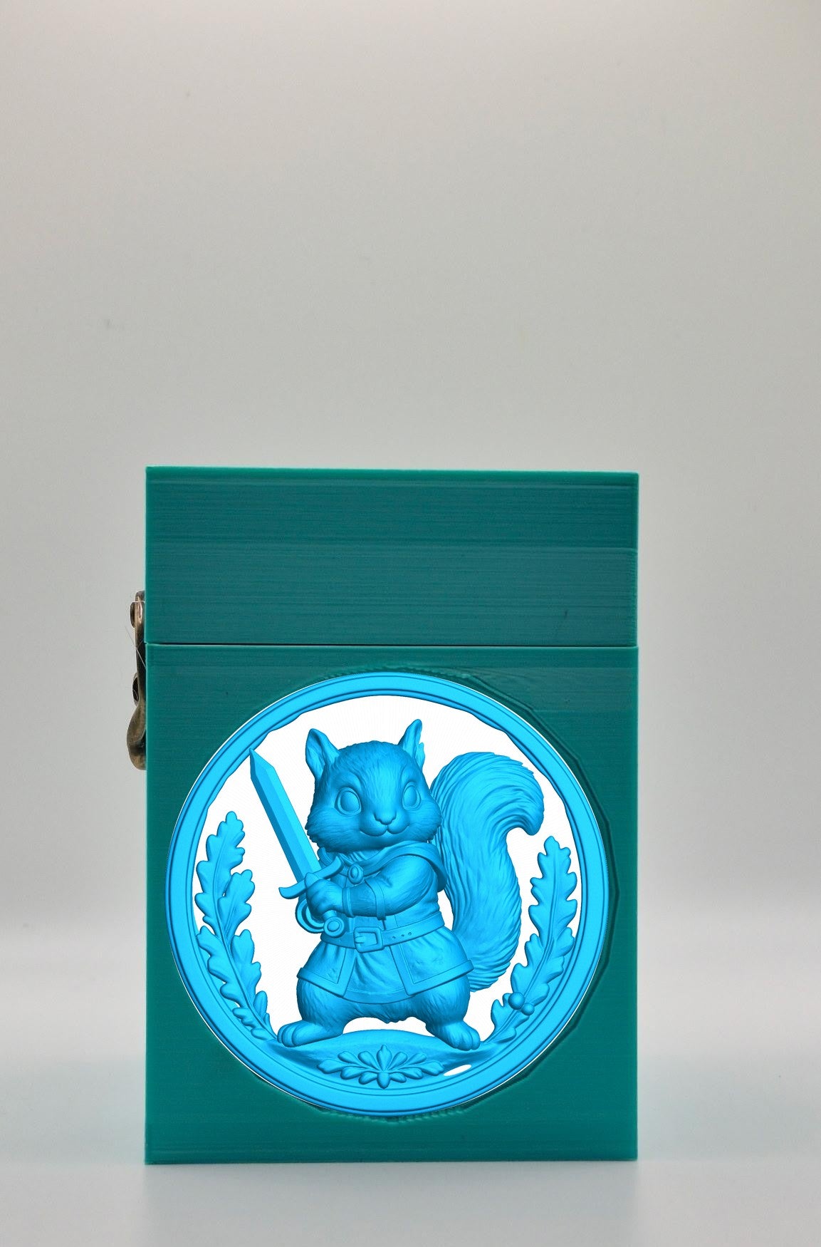 Squirrel Card Box — Green