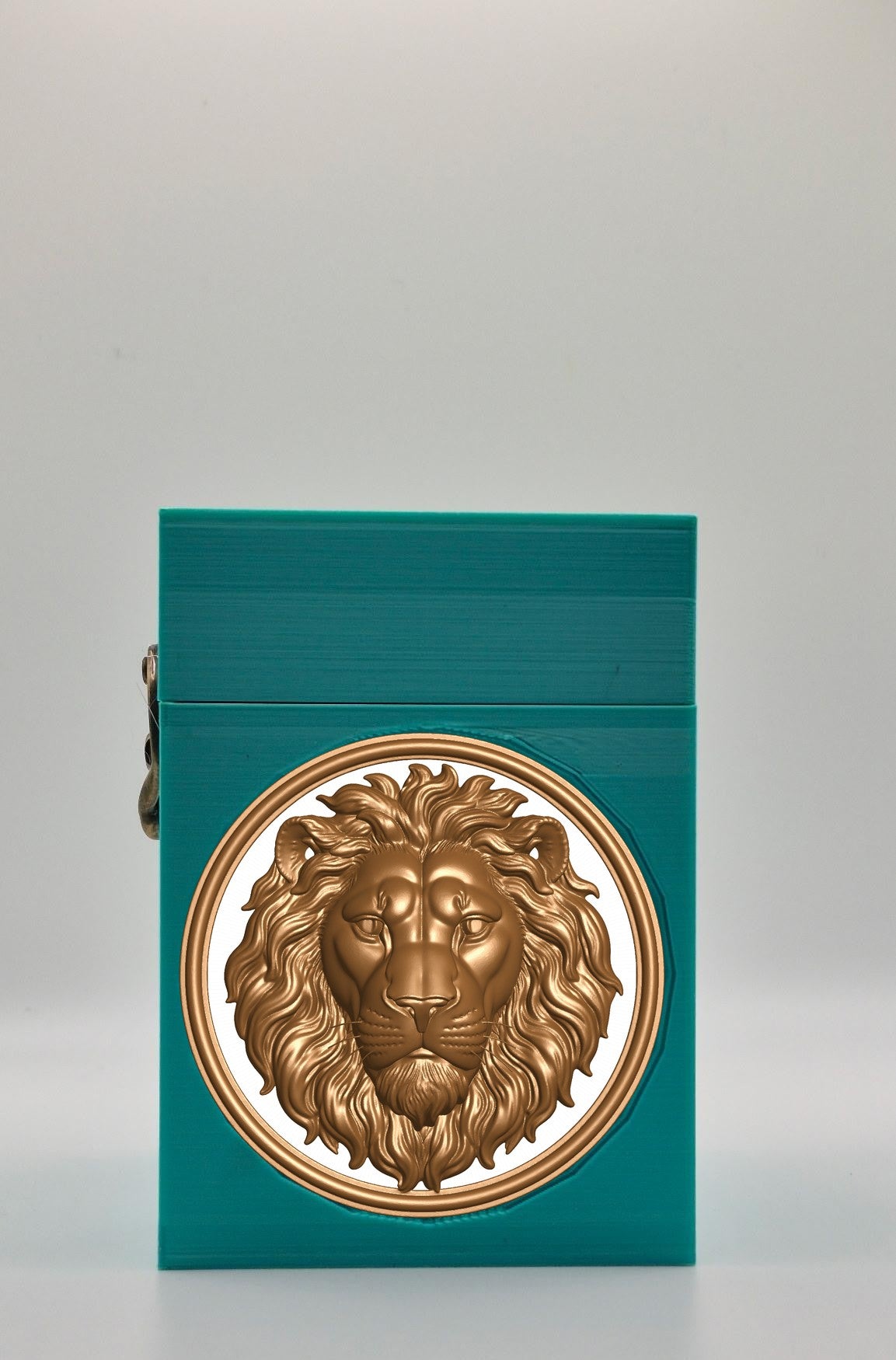 Lion Card Box — Green