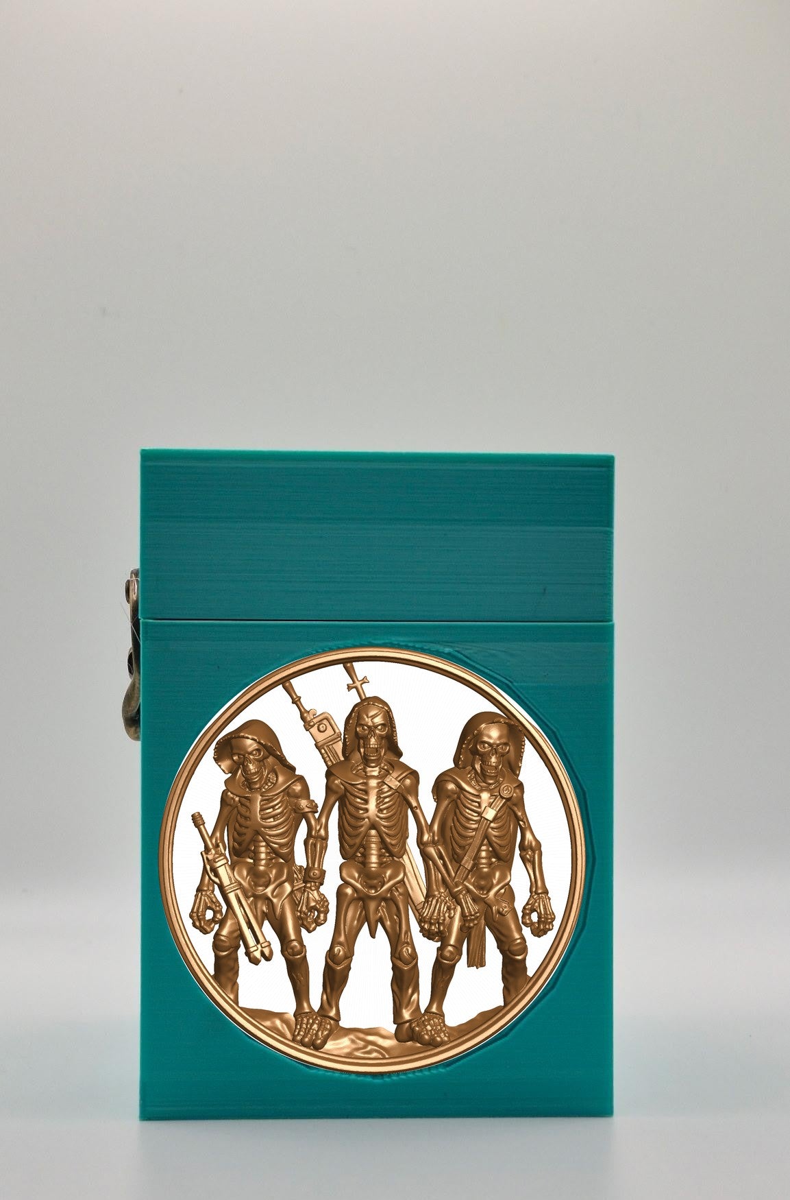Skeleton Army Card Box — Green