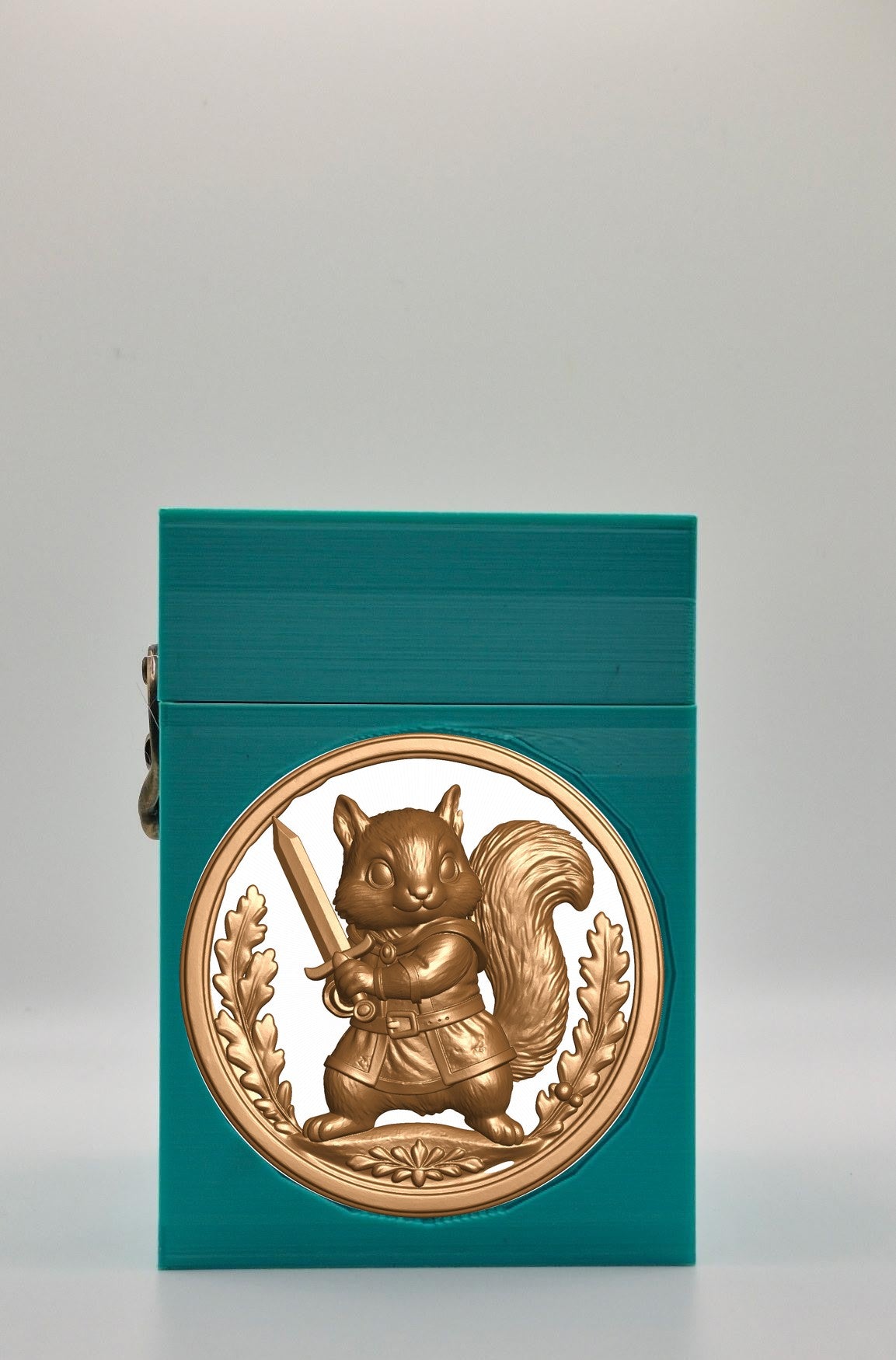 Squirrel Card Box — Green