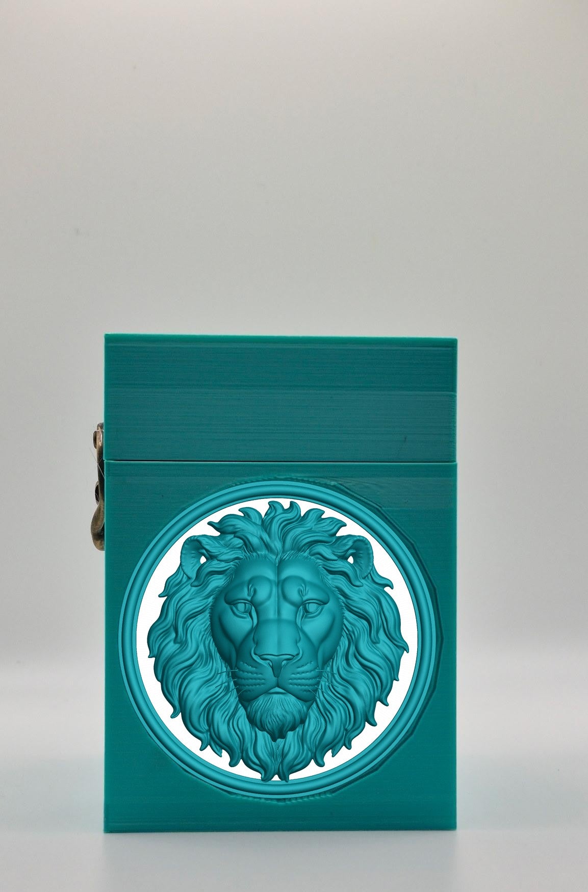 Lion Card Box — Green