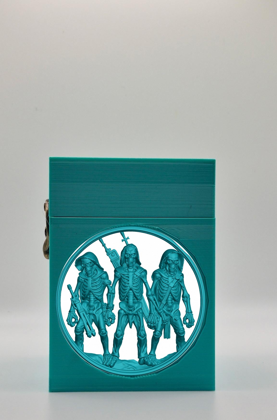 Skeleton Army Card Box — Green