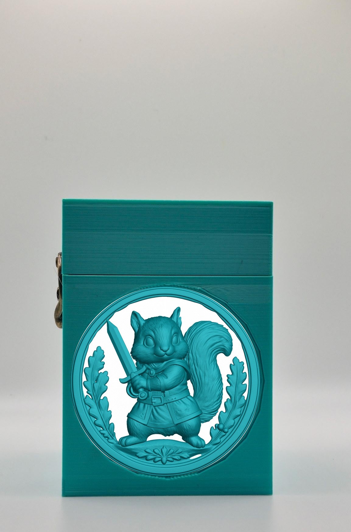 Squirrel Card Box — Green