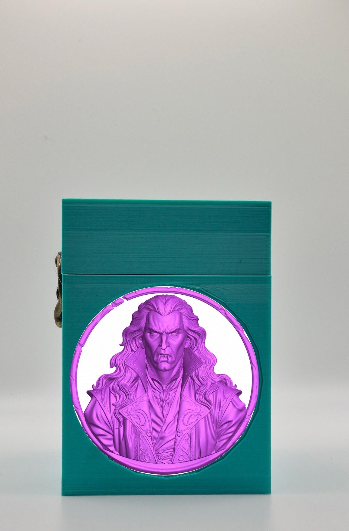 Gothic Vampire Card Box — Green