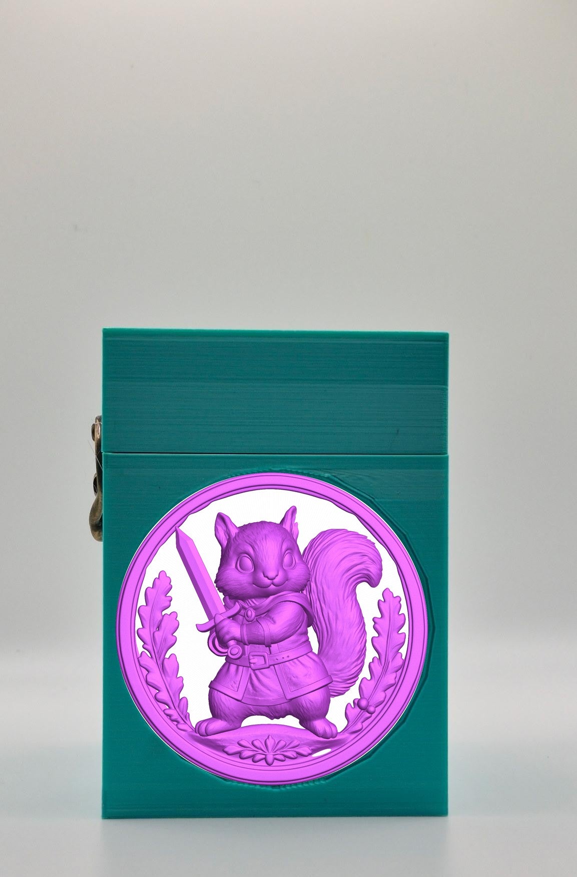 Squirrel Card Box — Green