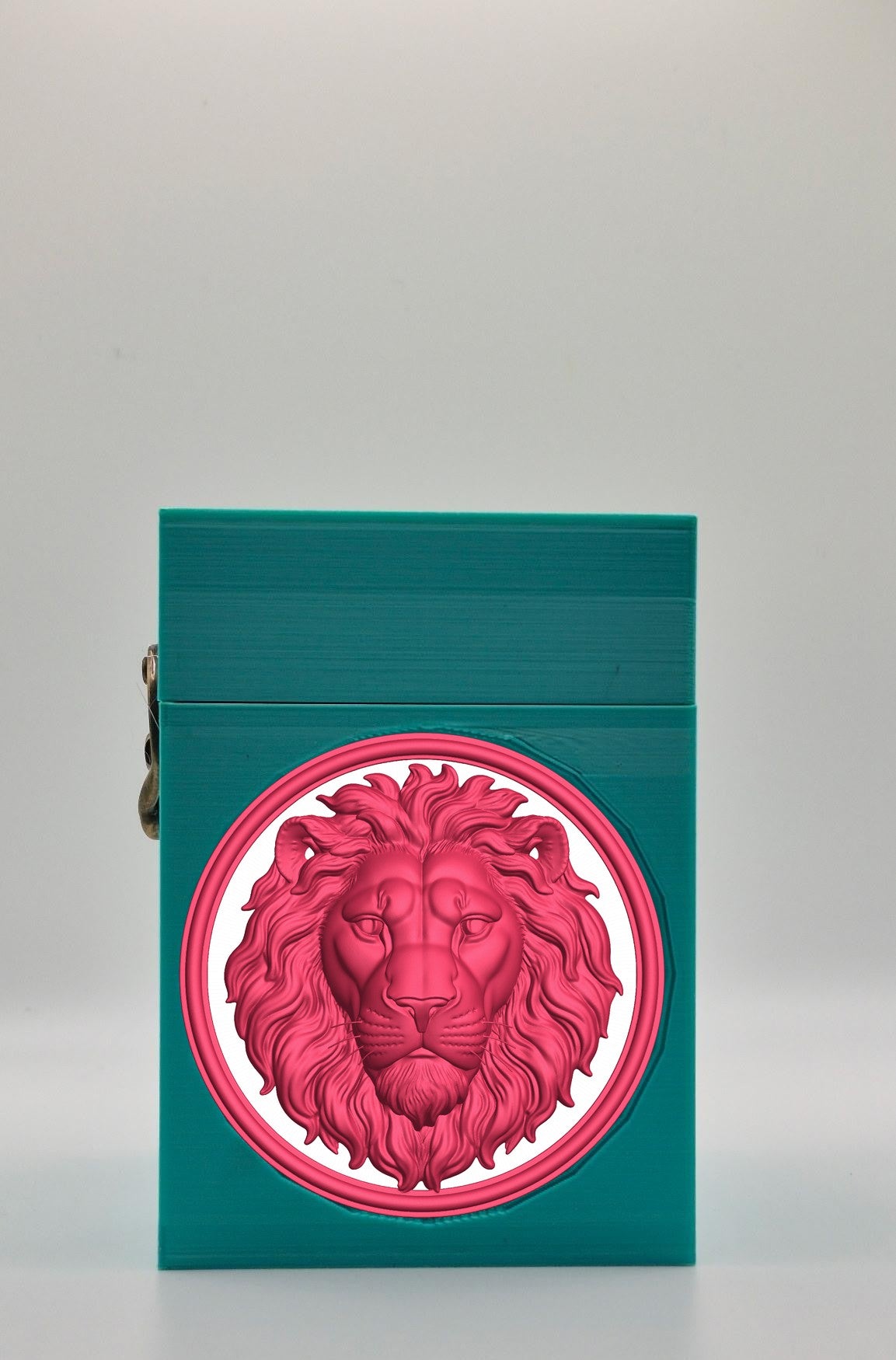 Lion Card Box — Green