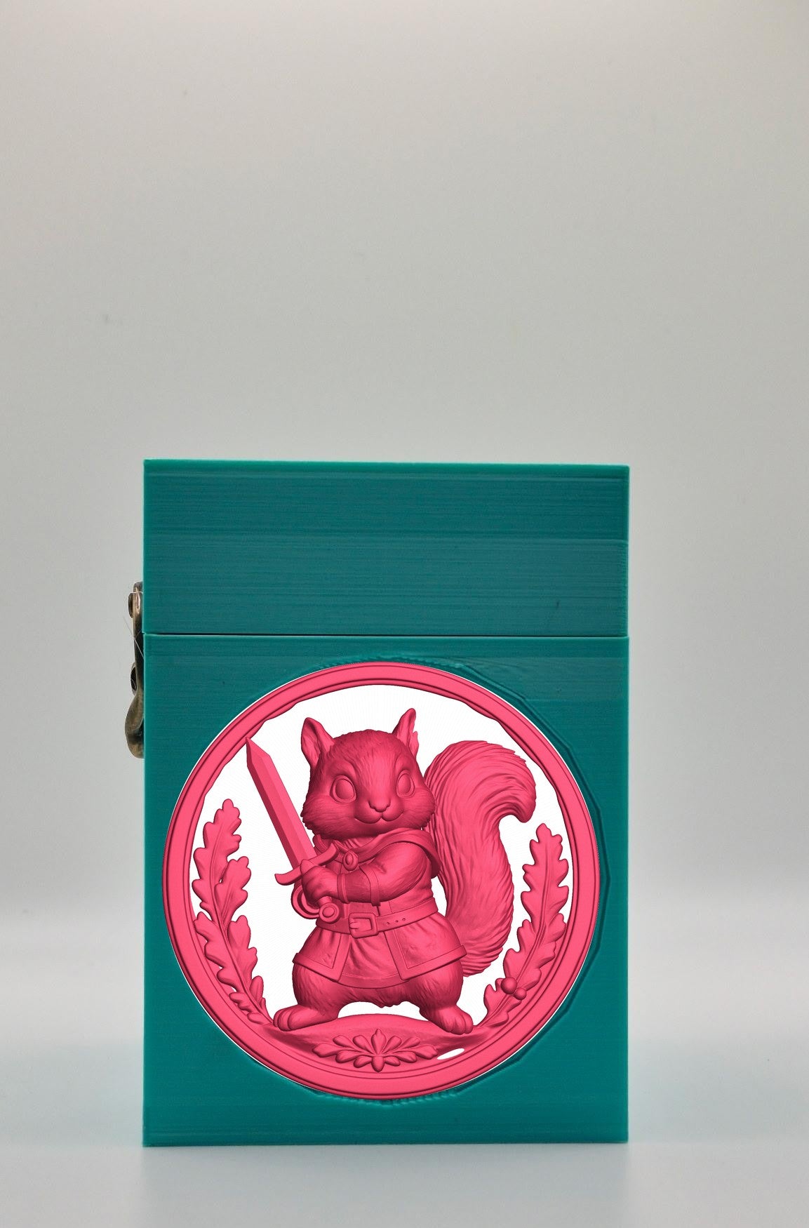 Squirrel Card Box — Green